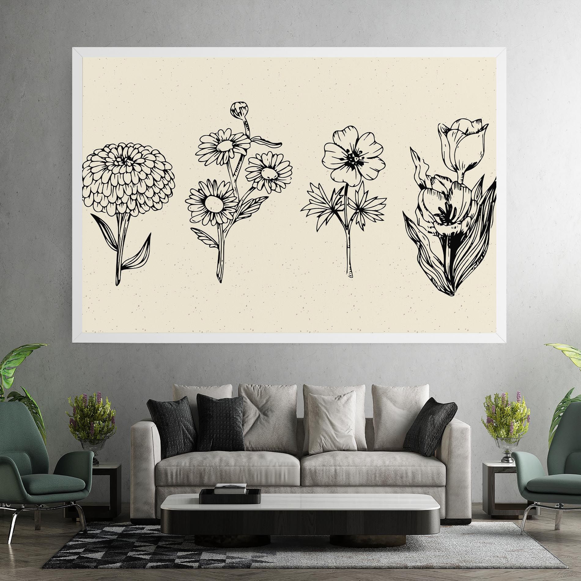 Black Line Cream mockup 7