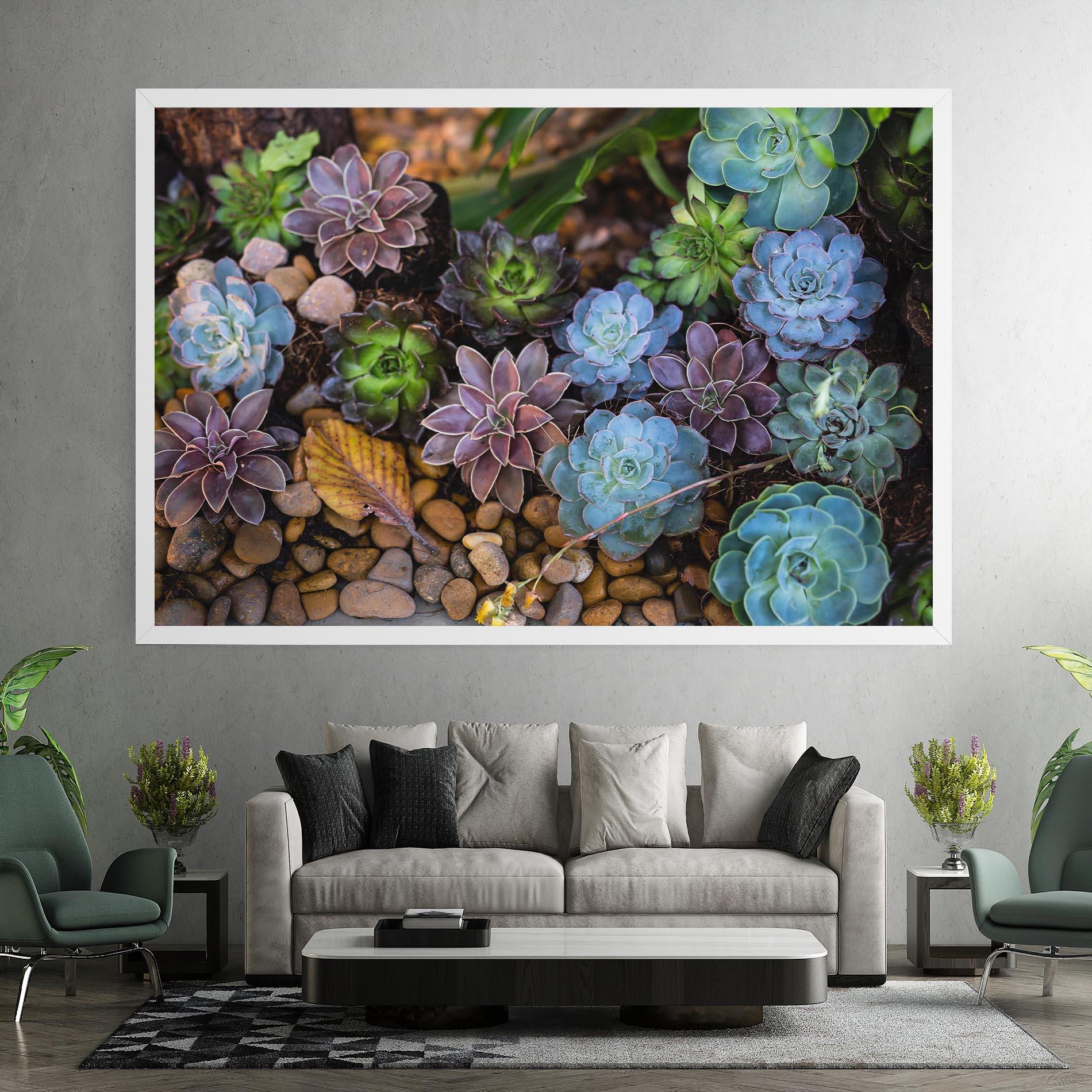 Картина на платно Colorful Flowers mockup 7