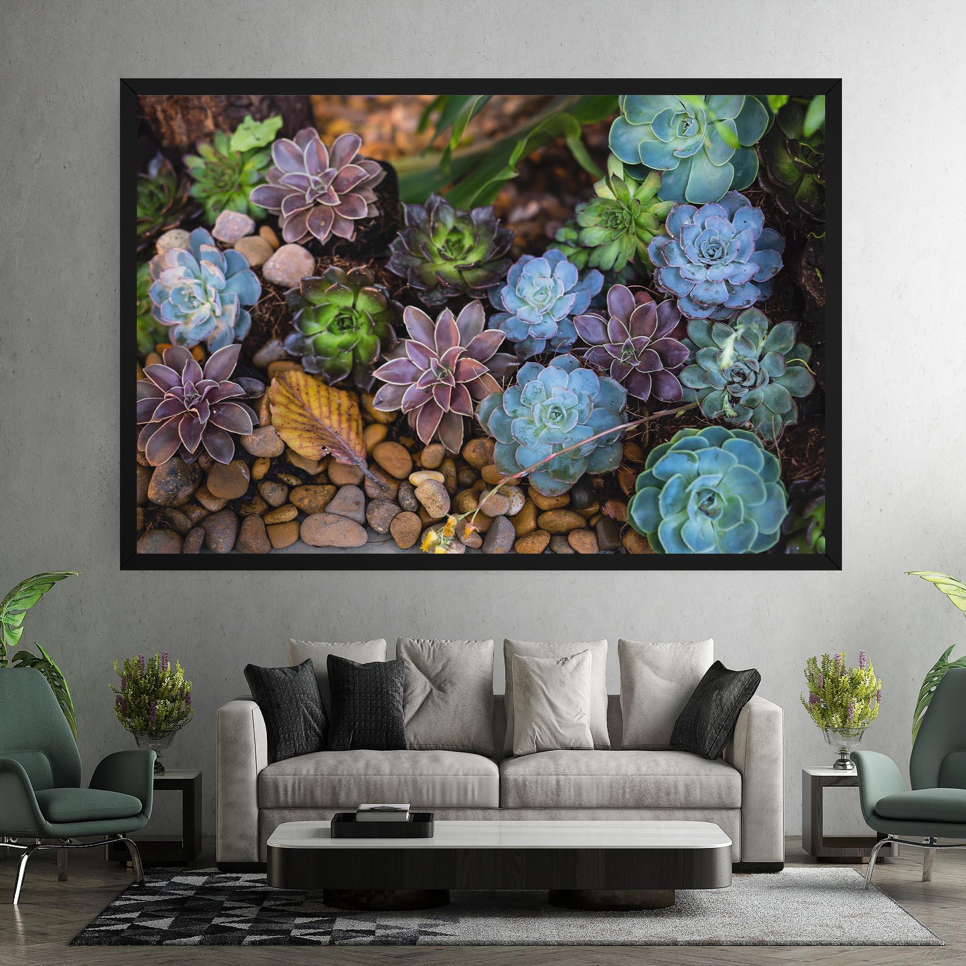 Картина на платно Colorful Flowers mockup 7