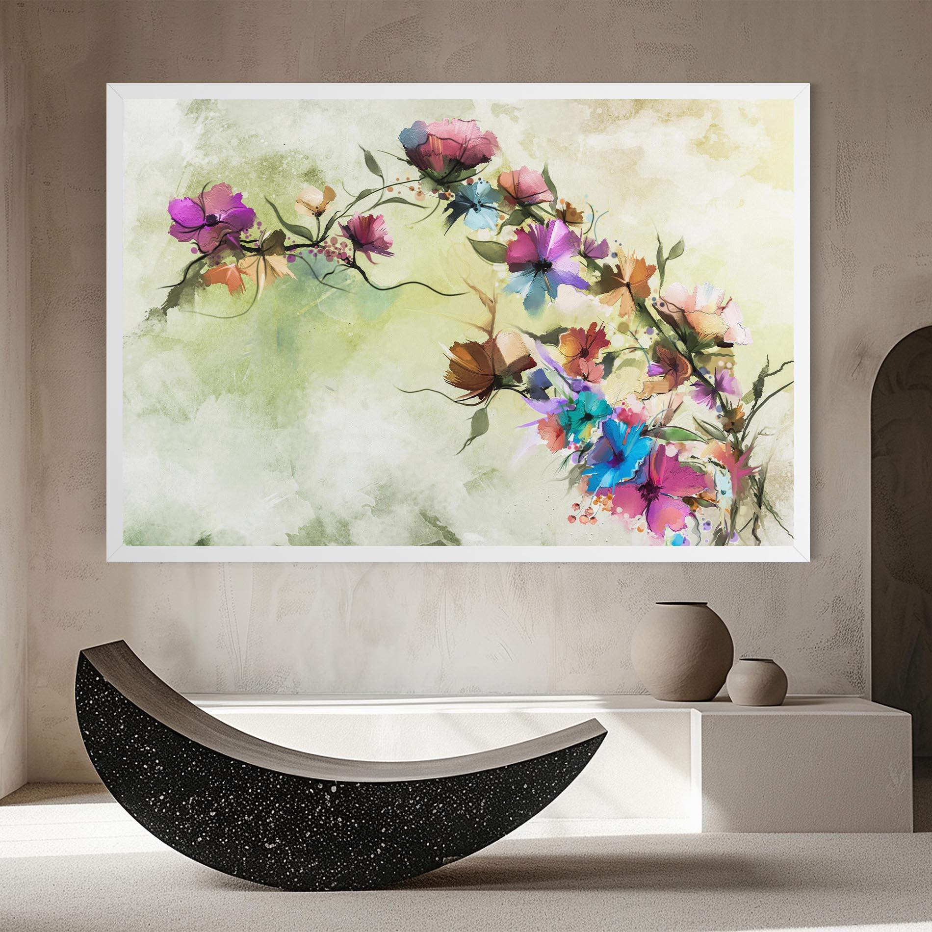 Картина на платно Ramura Cu Flori mockup 8