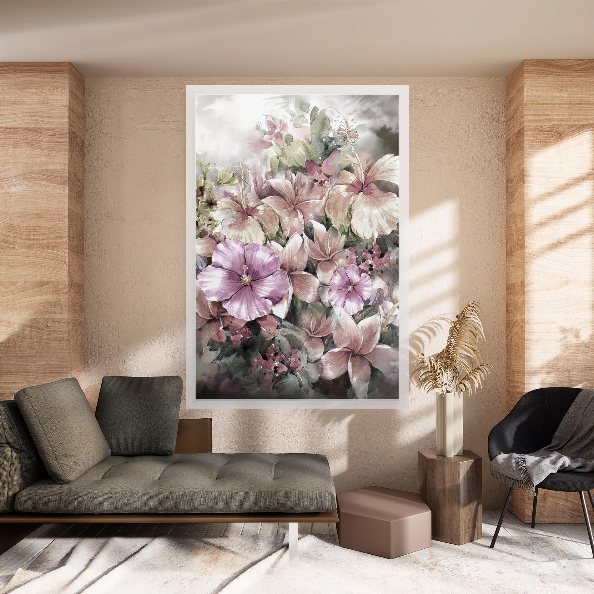 Картина на платно Contrastul De Flori mockup 8