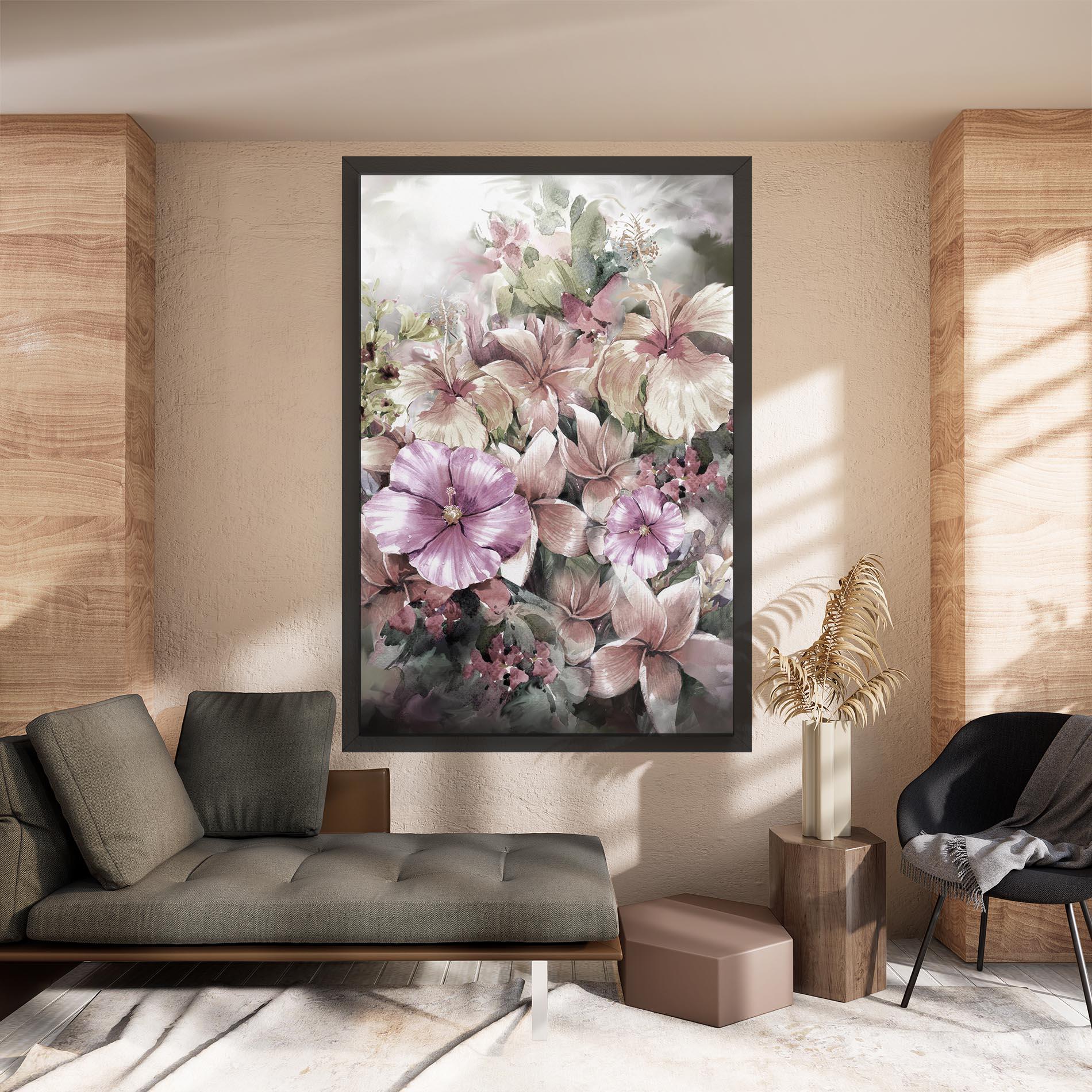 Картина на платно Contrastul De Flori mockup 8