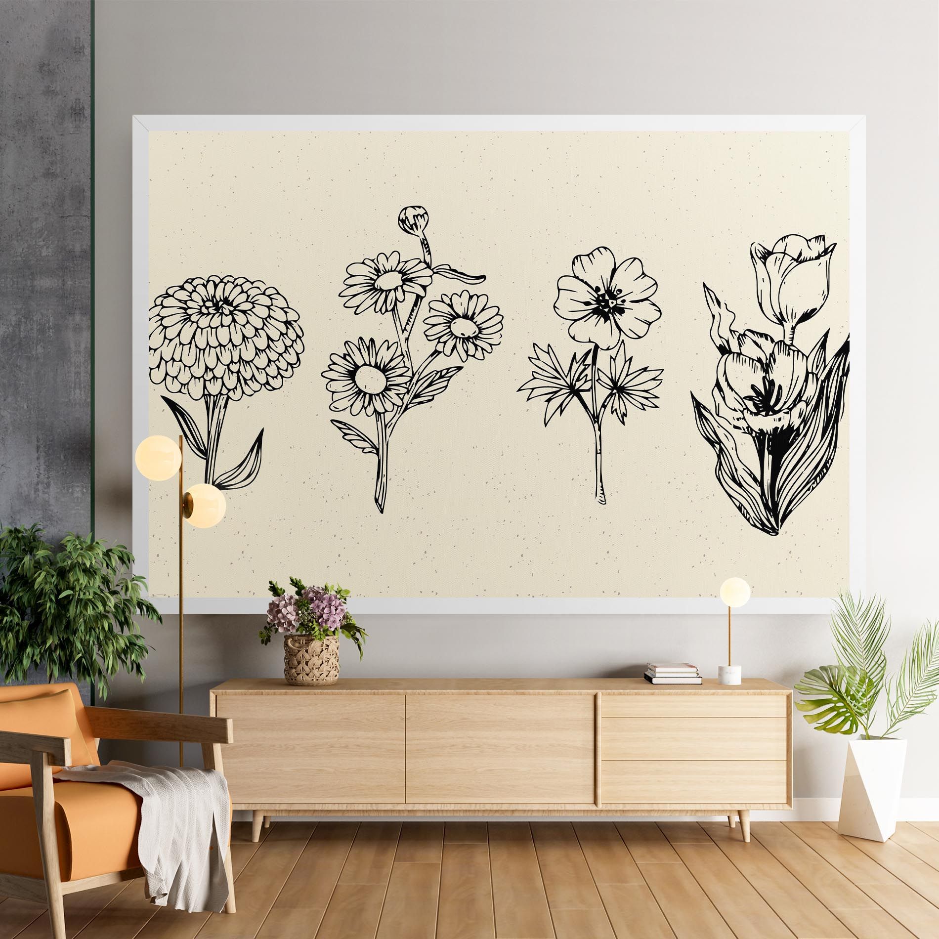 Black Line Cream mockup 9