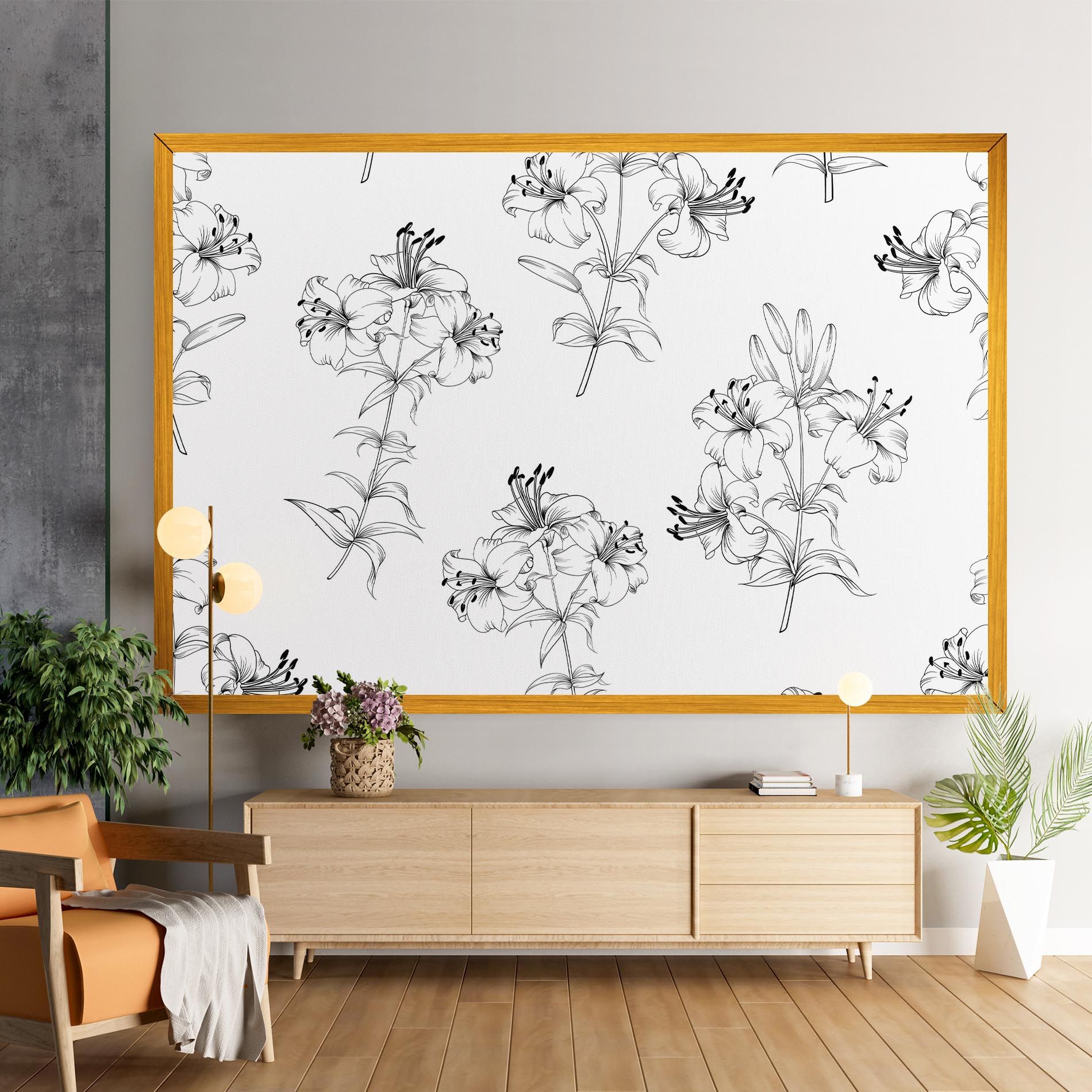 Flower Pattern mockup 9