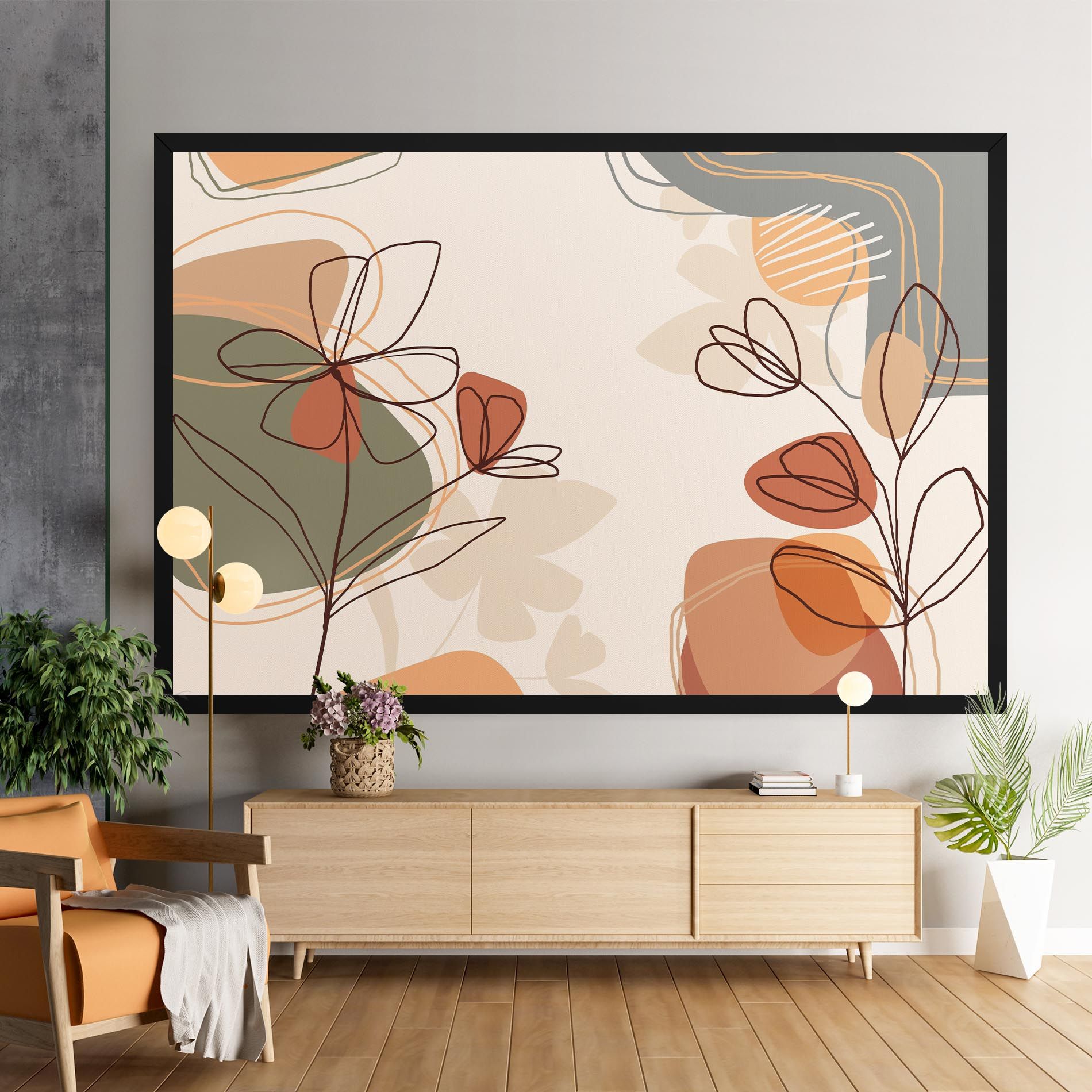 Brown Line Plants mockup 9