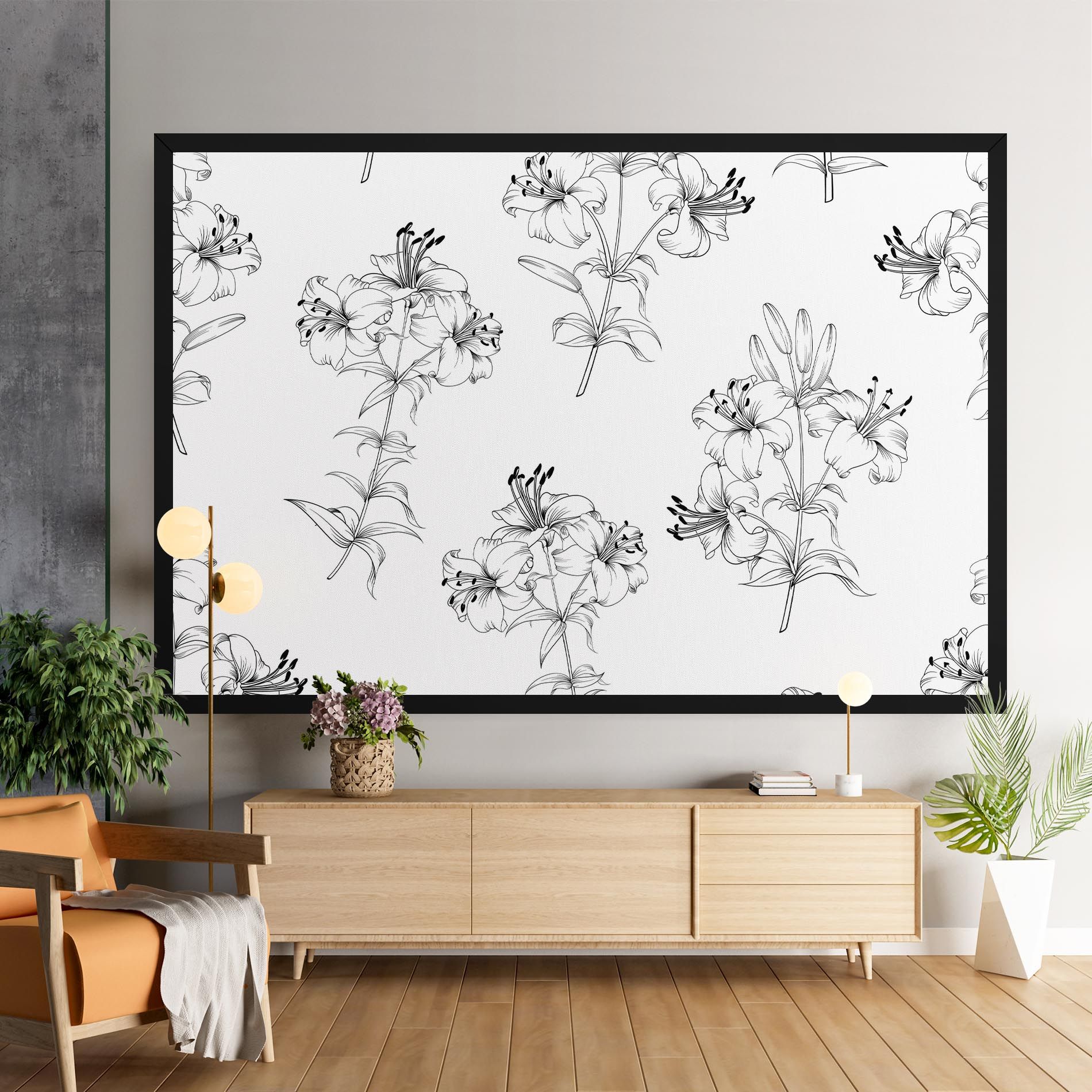 Flower Pattern mockup 9