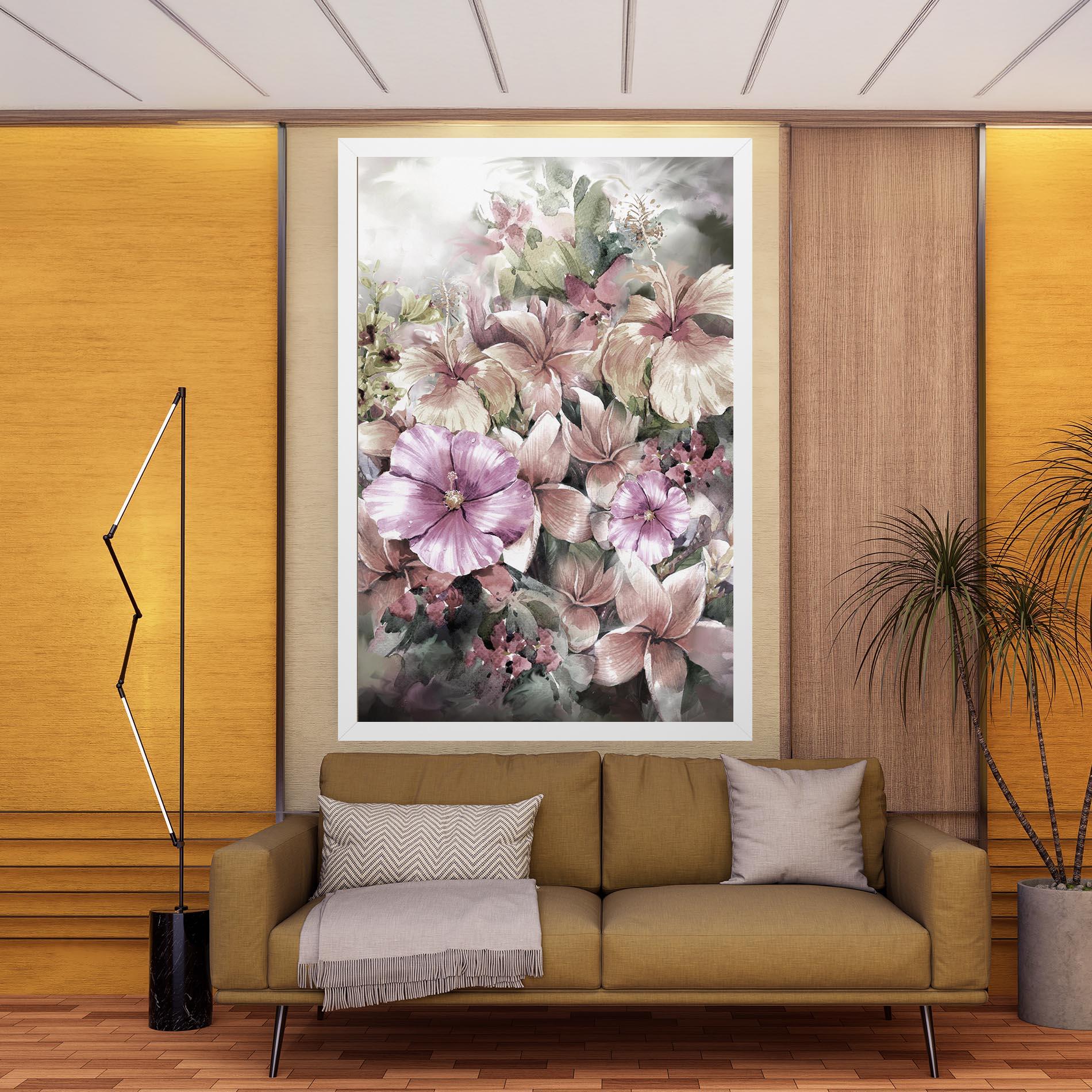 Картина на платно Contrastul De Flori mockup 9