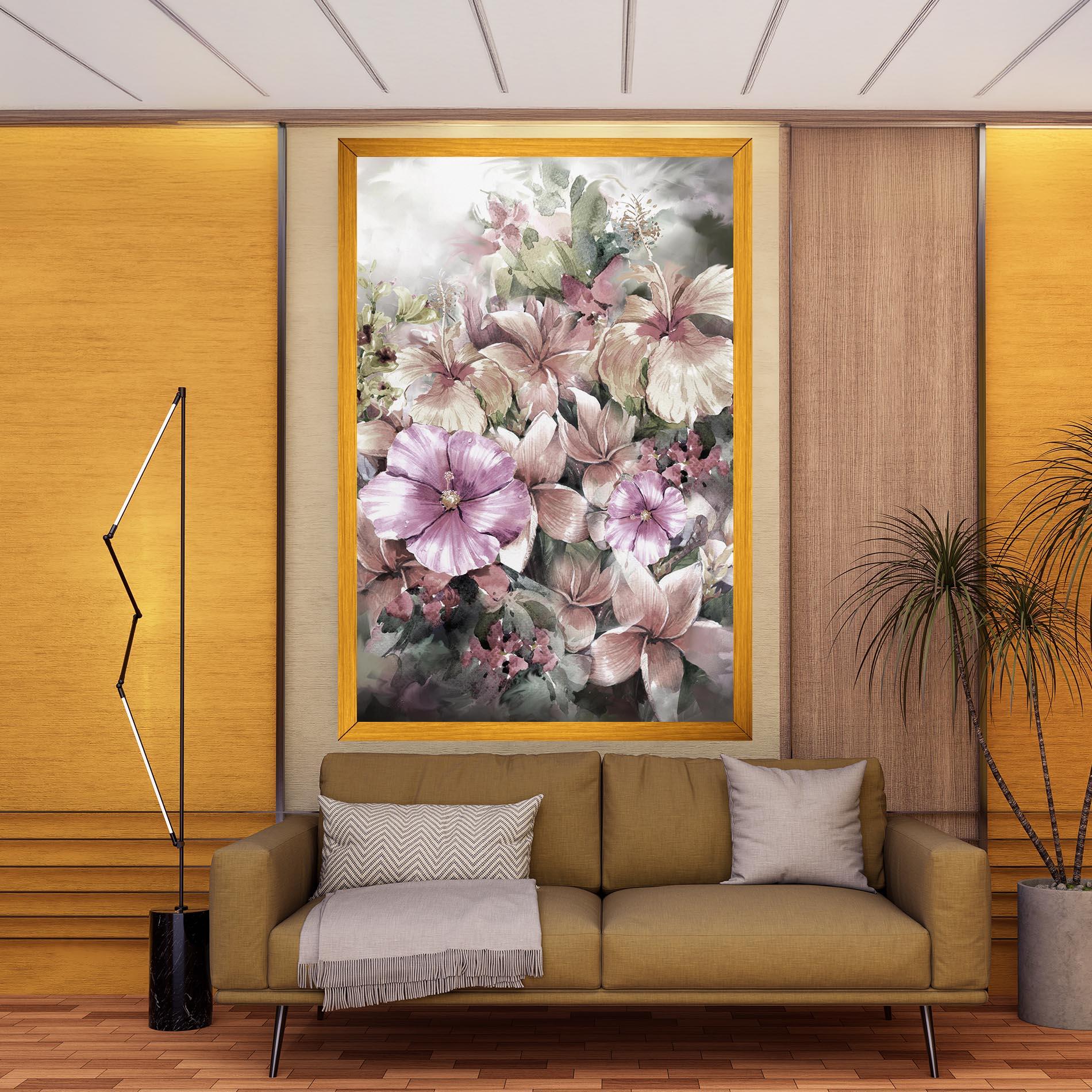 Картина на платно Contrastul De Flori mockup 9