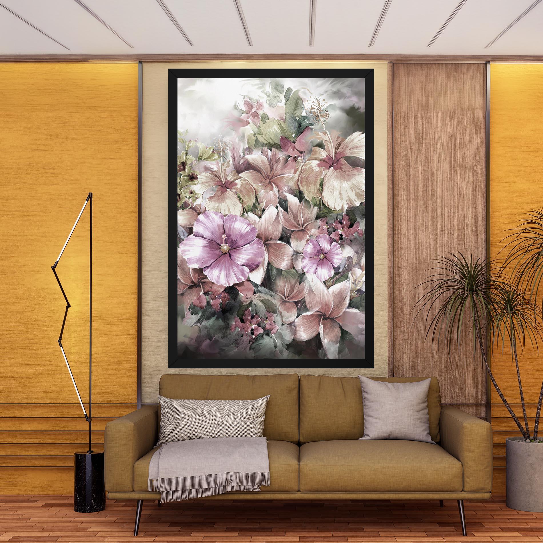 Картина на платно Contrastul De Flori mockup 9