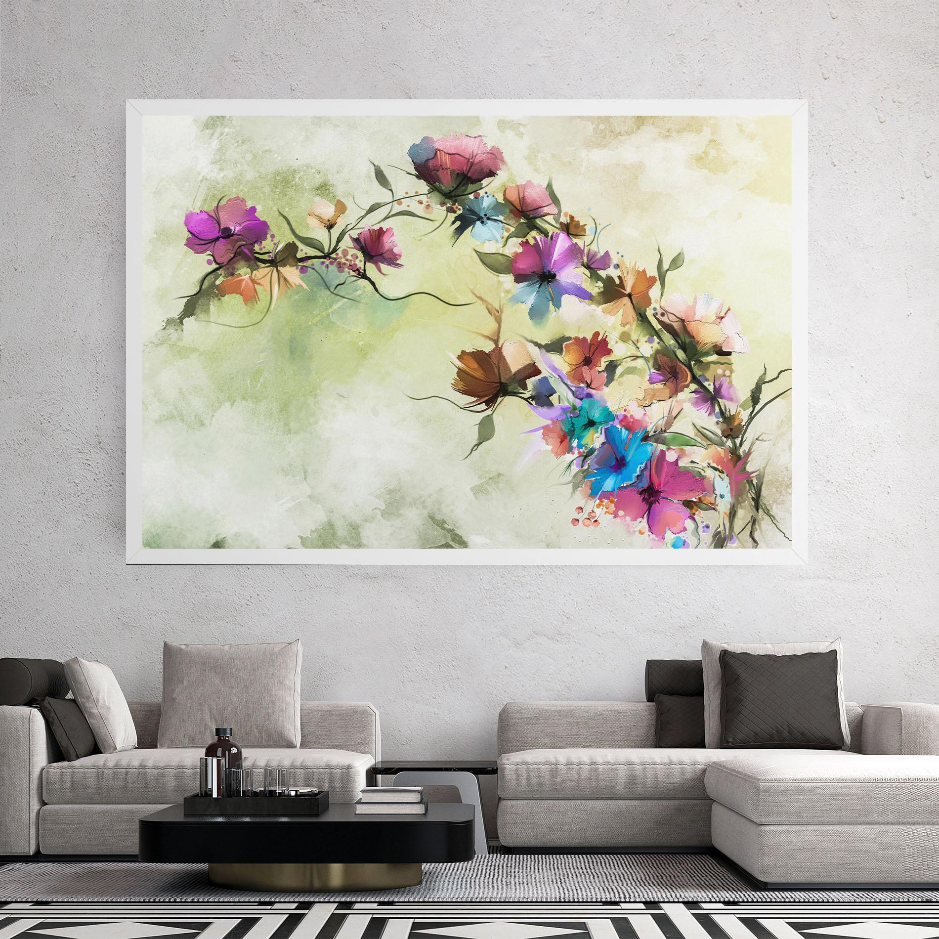 Картина на платно Ramura Cu Flori mockup 2
