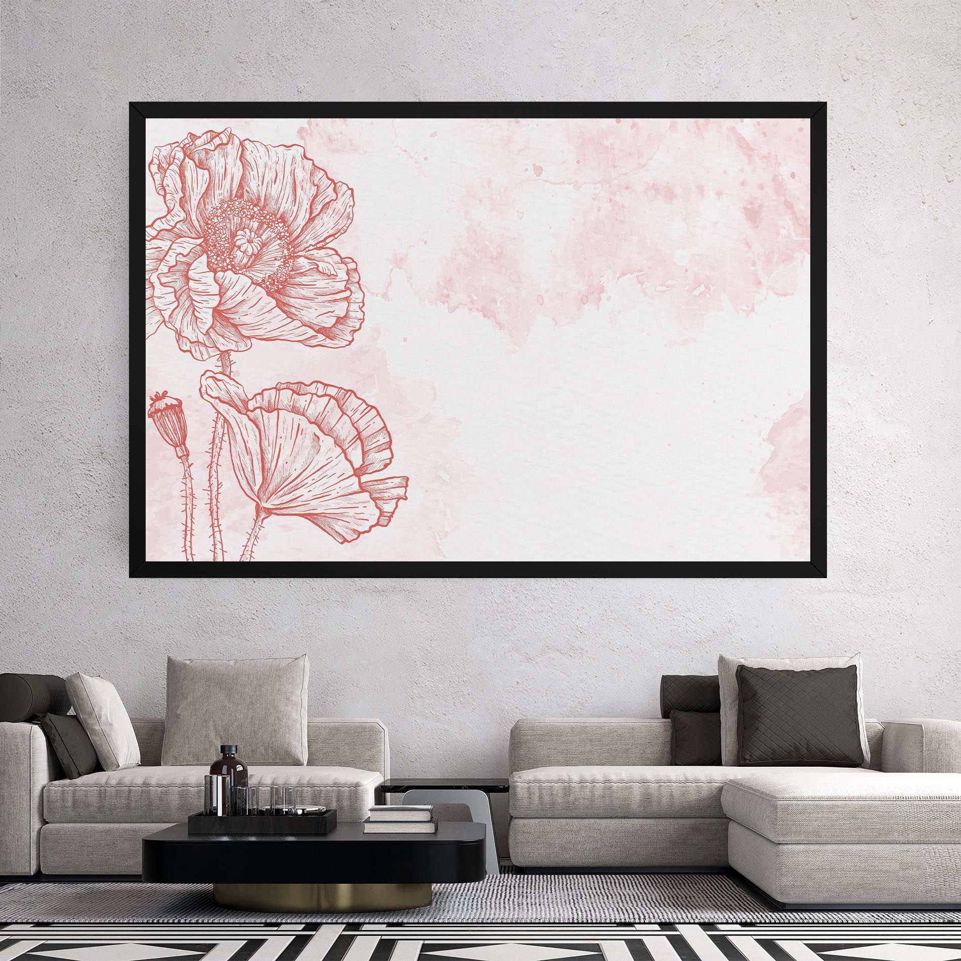 Red Poppy Line mockup 2