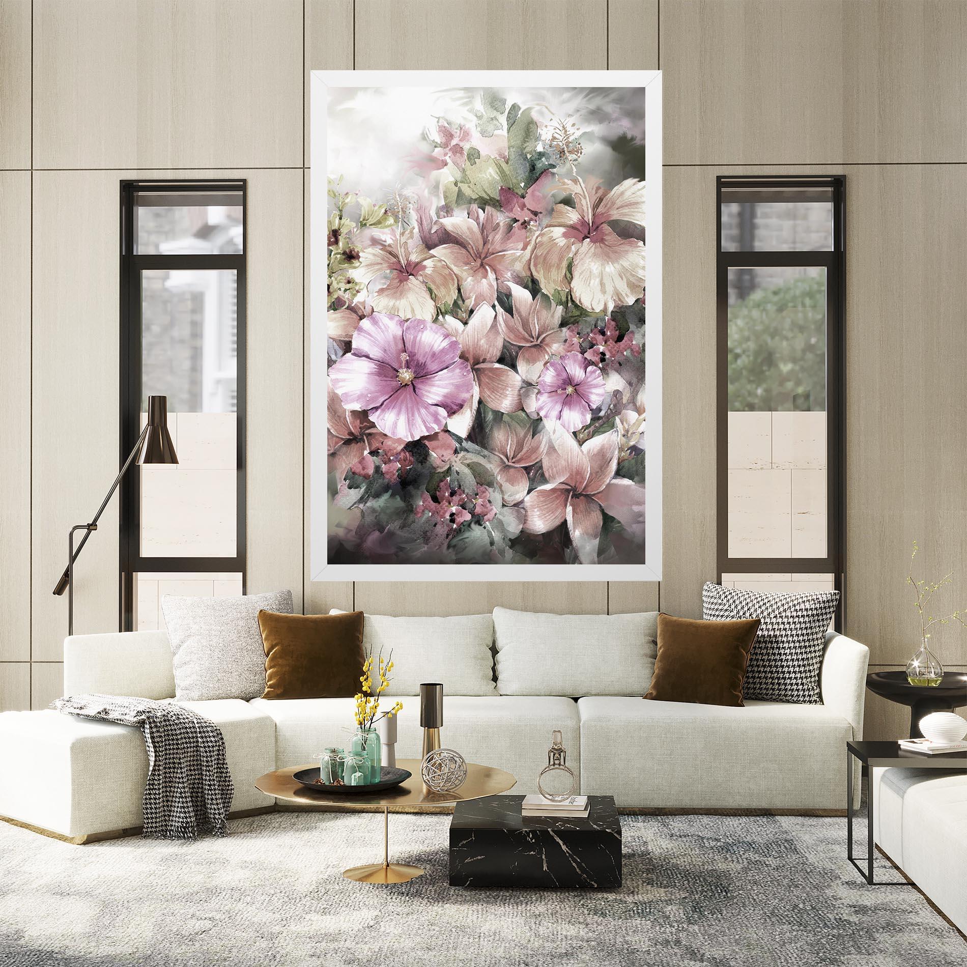 Картина на платно Contrastul De Flori mockup 2