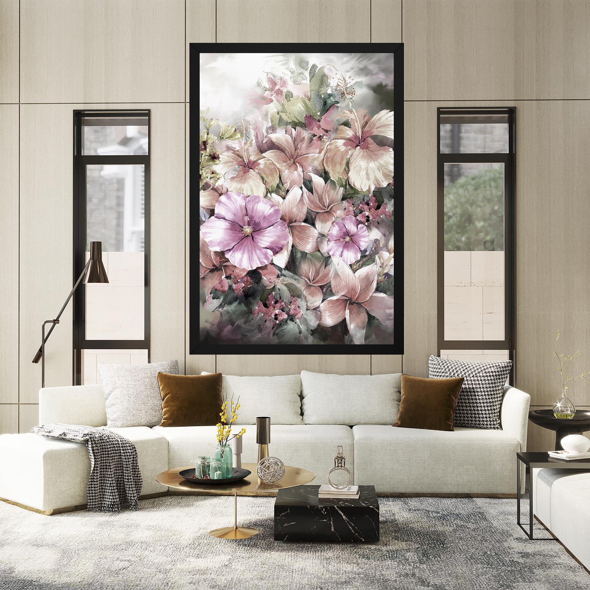 Картина на платно Contrastul De Flori mockup 2