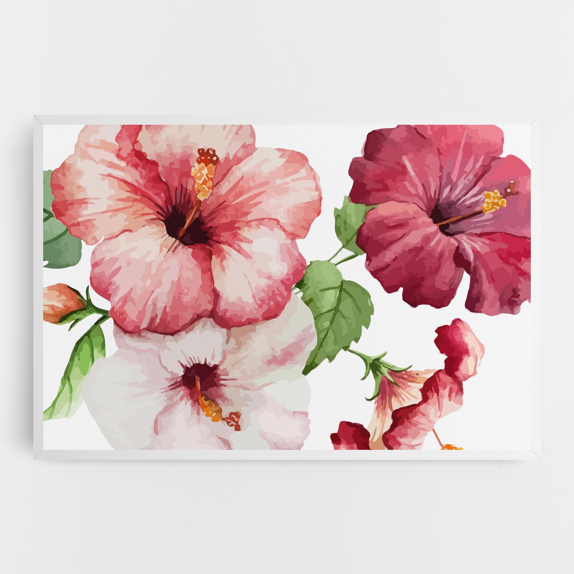 Картина на платно Exotic Flower Paint mockup 0