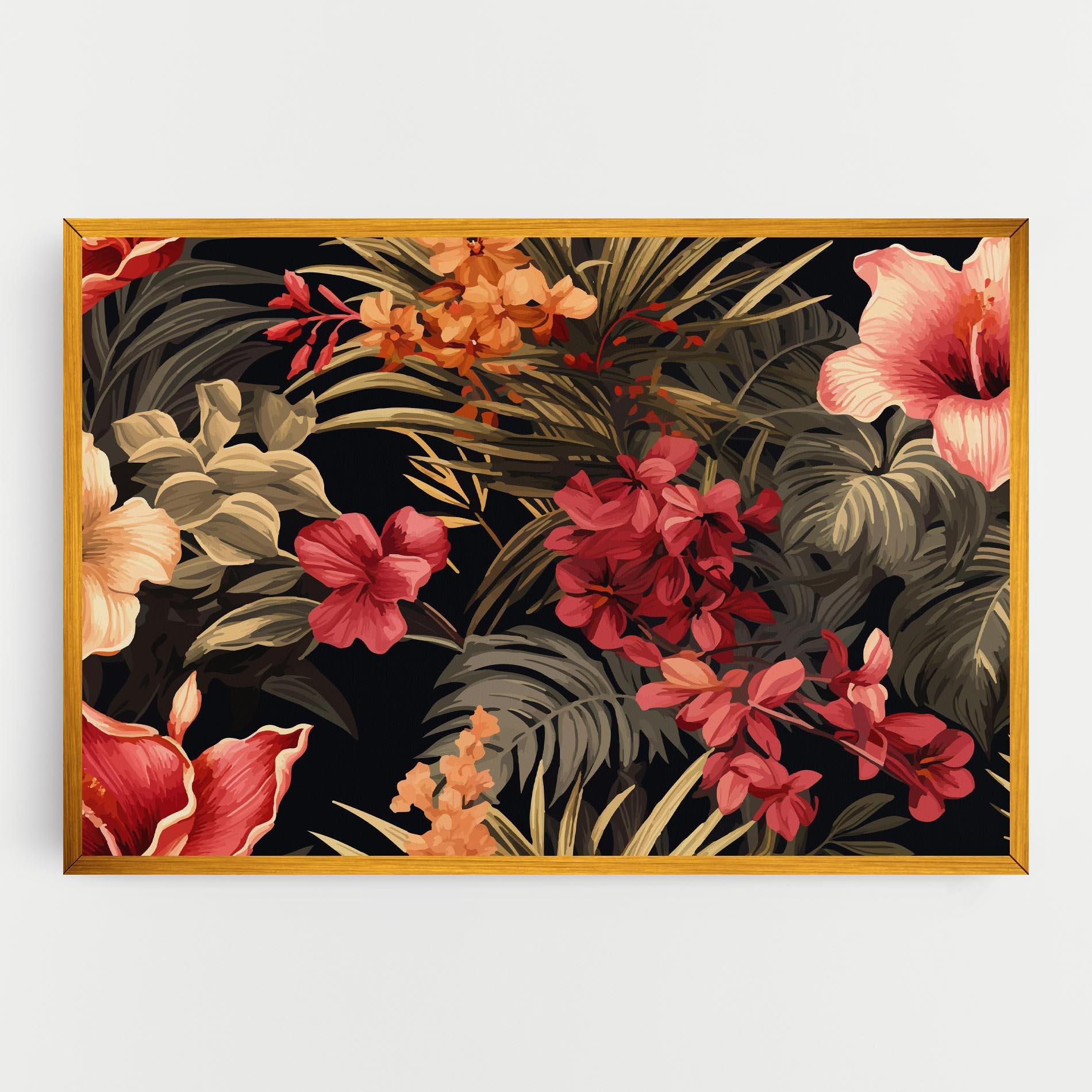 Картина на платно Exotic Flower Plant mockup 0