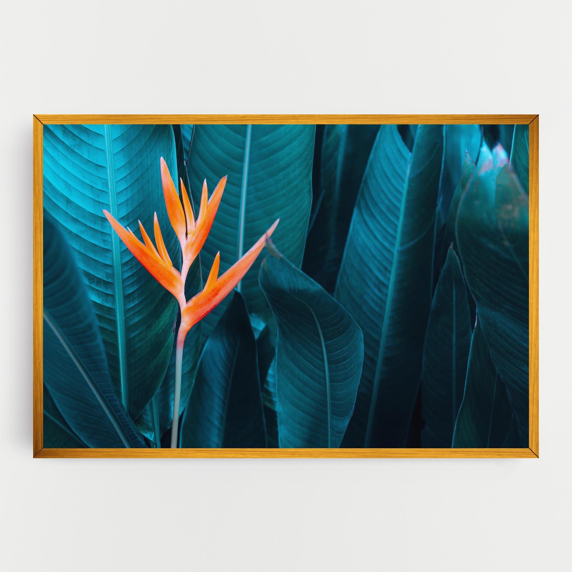Картина на платно Orange Green Exotic mockup 0