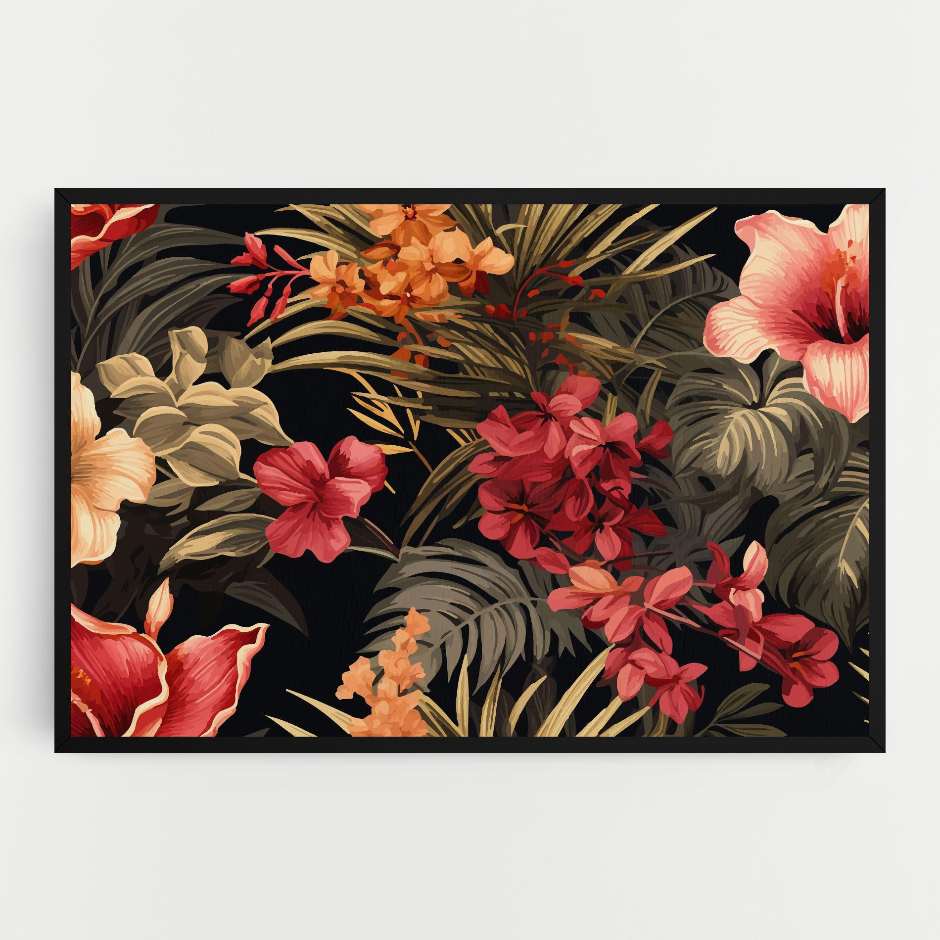 Картина на платно Exotic Flower Plant mockup 0