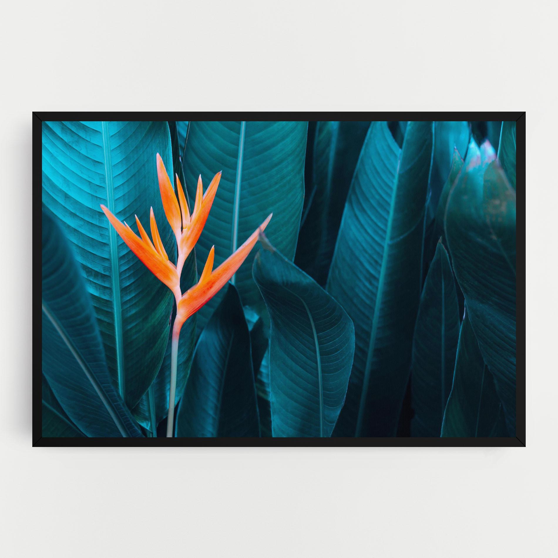 Картина на платно Orange Green Exotic mockup 0
