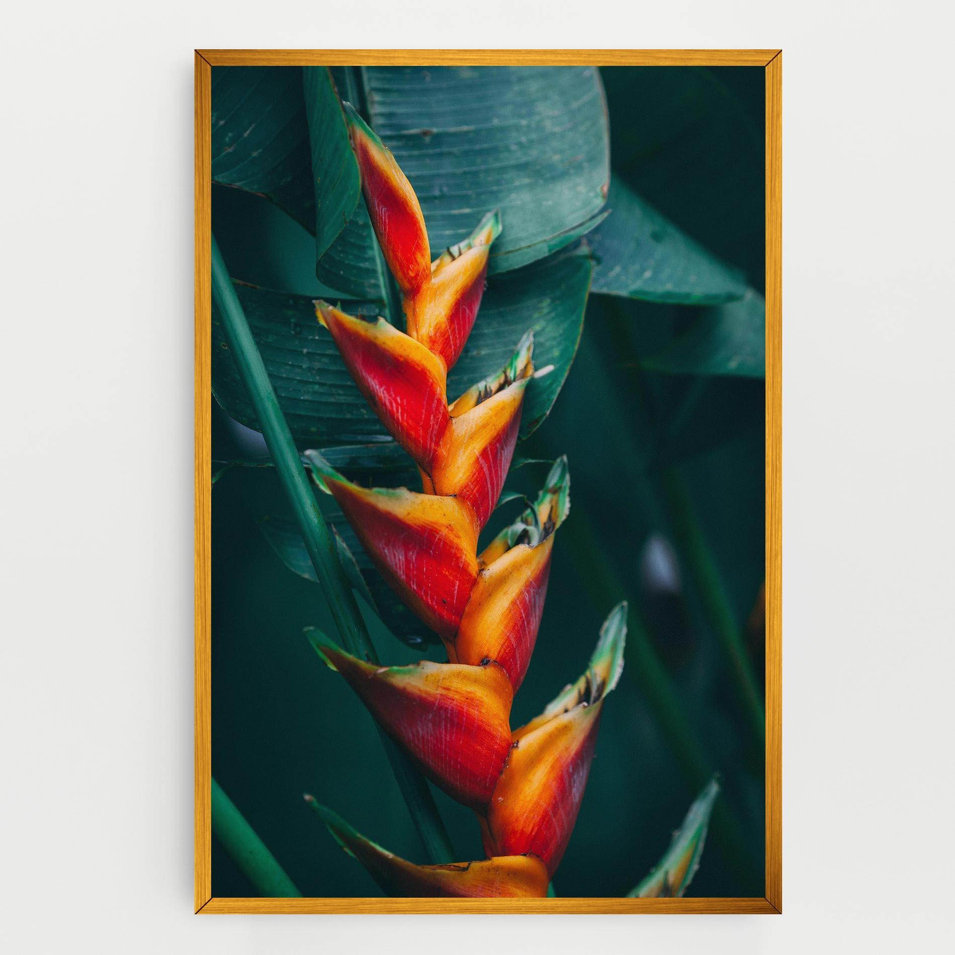 Картина на платно Red Orange Exotic mockup 0