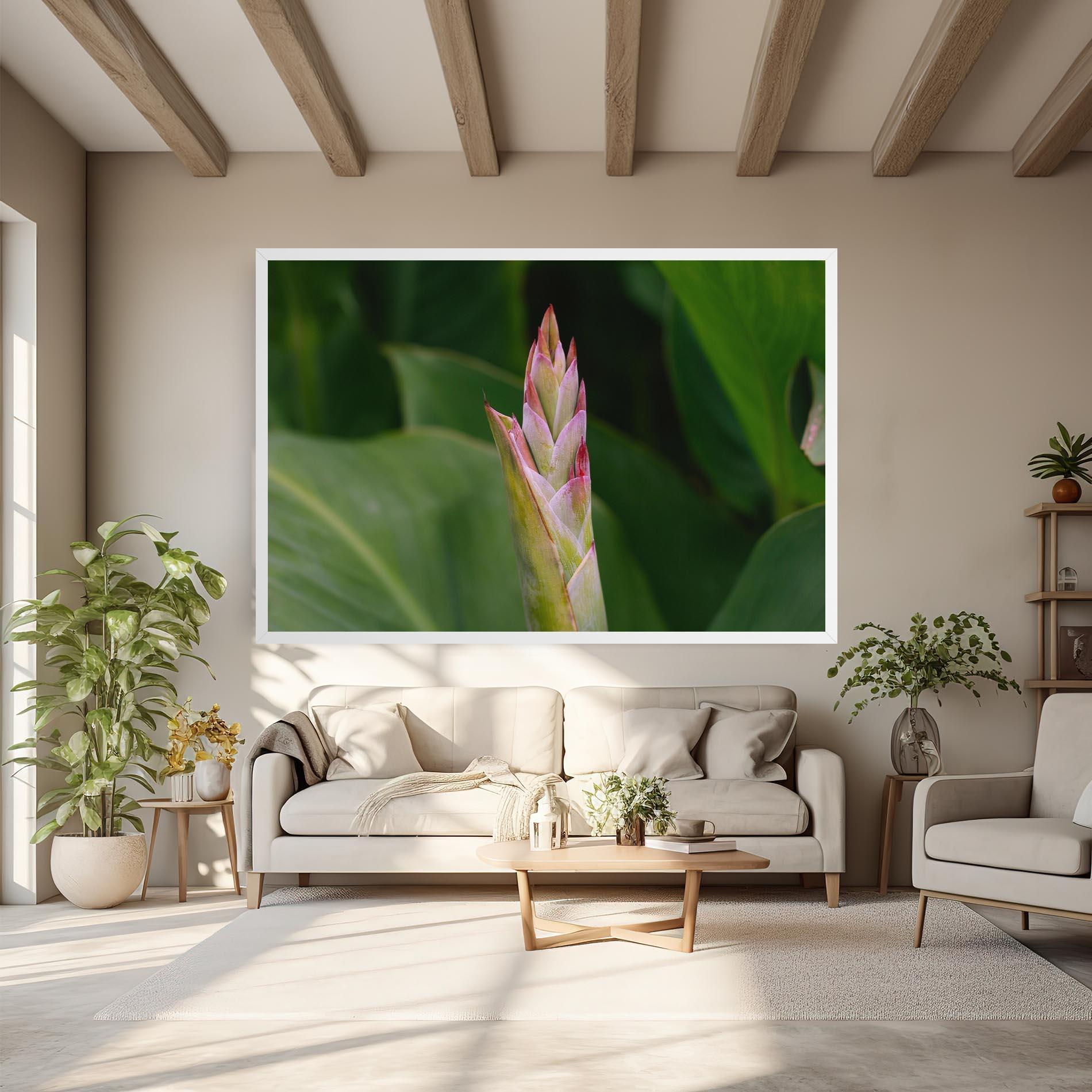 Картина на платно Light Pink Exotic mockup 6