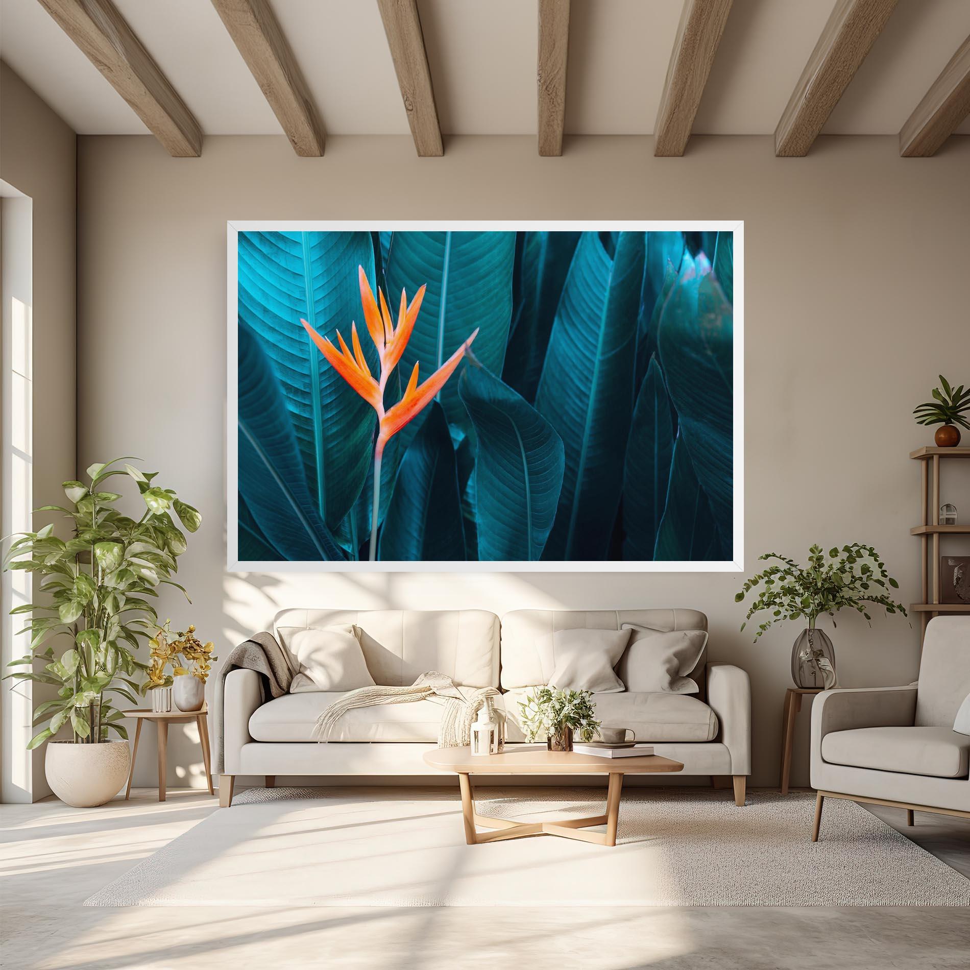 Картина на платно Orange Green Exotic mockup 6