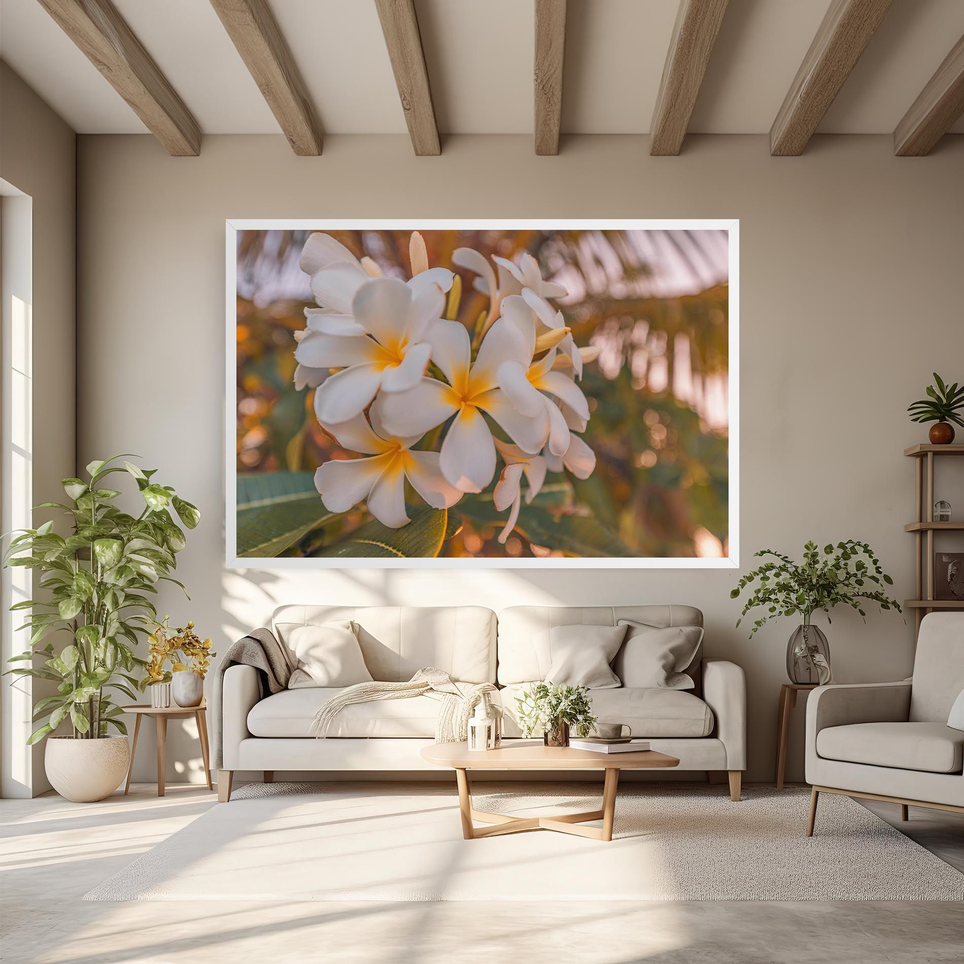 White Plumeria mockup 6