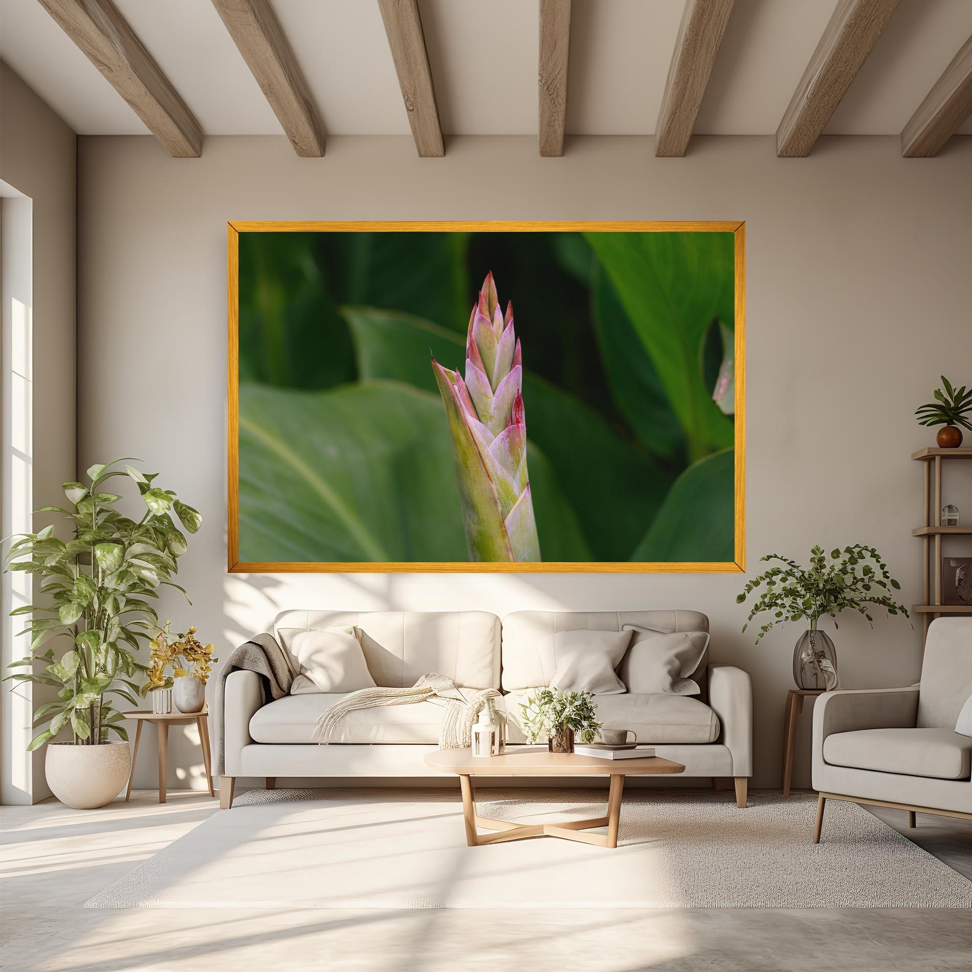 Картина на платно Light Pink Exotic mockup 6