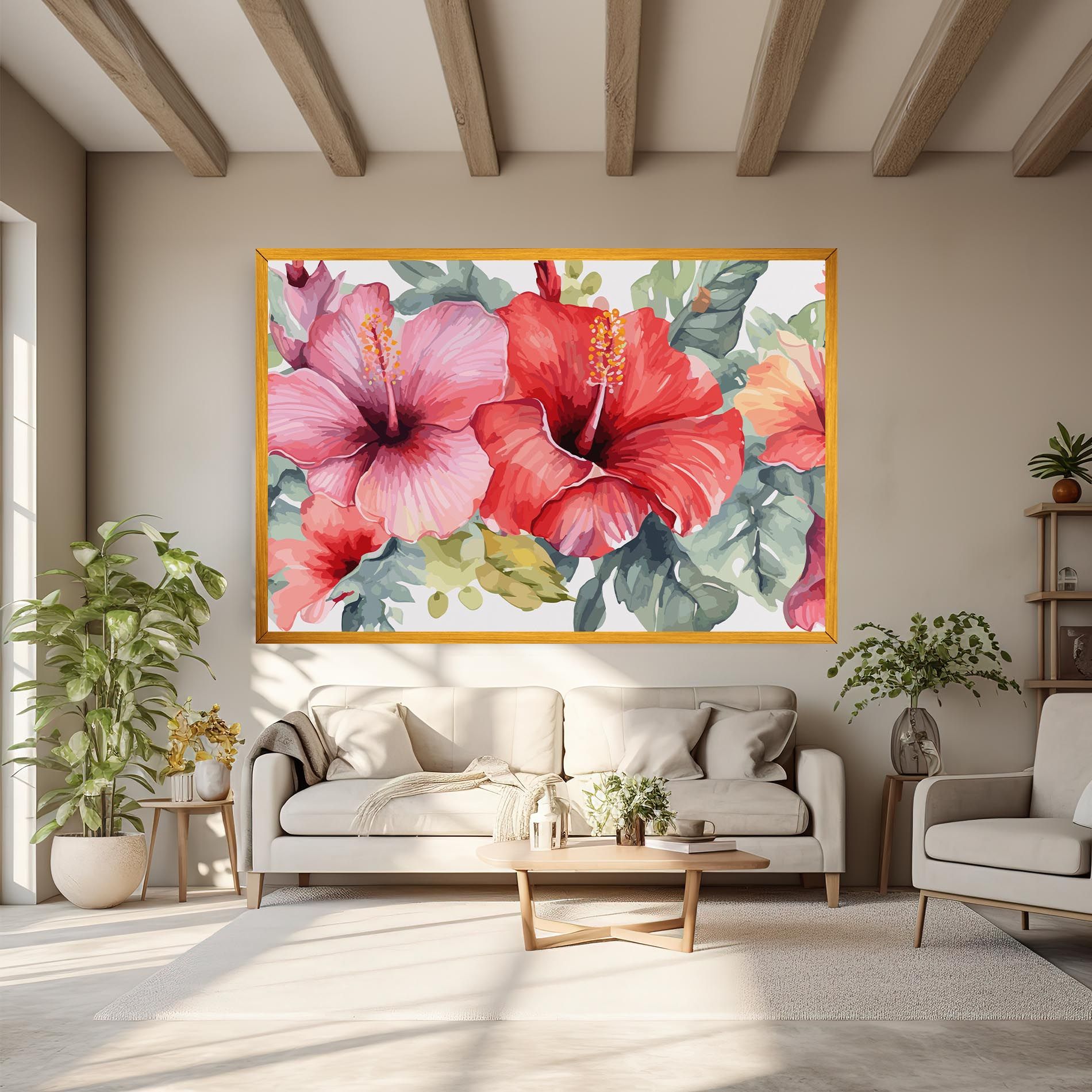 Pink Red Exotic mockup 6