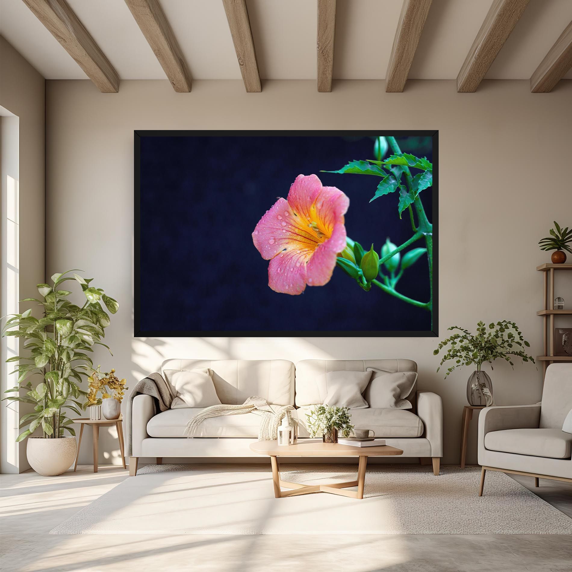 Exotic Pink Plant mockup 6