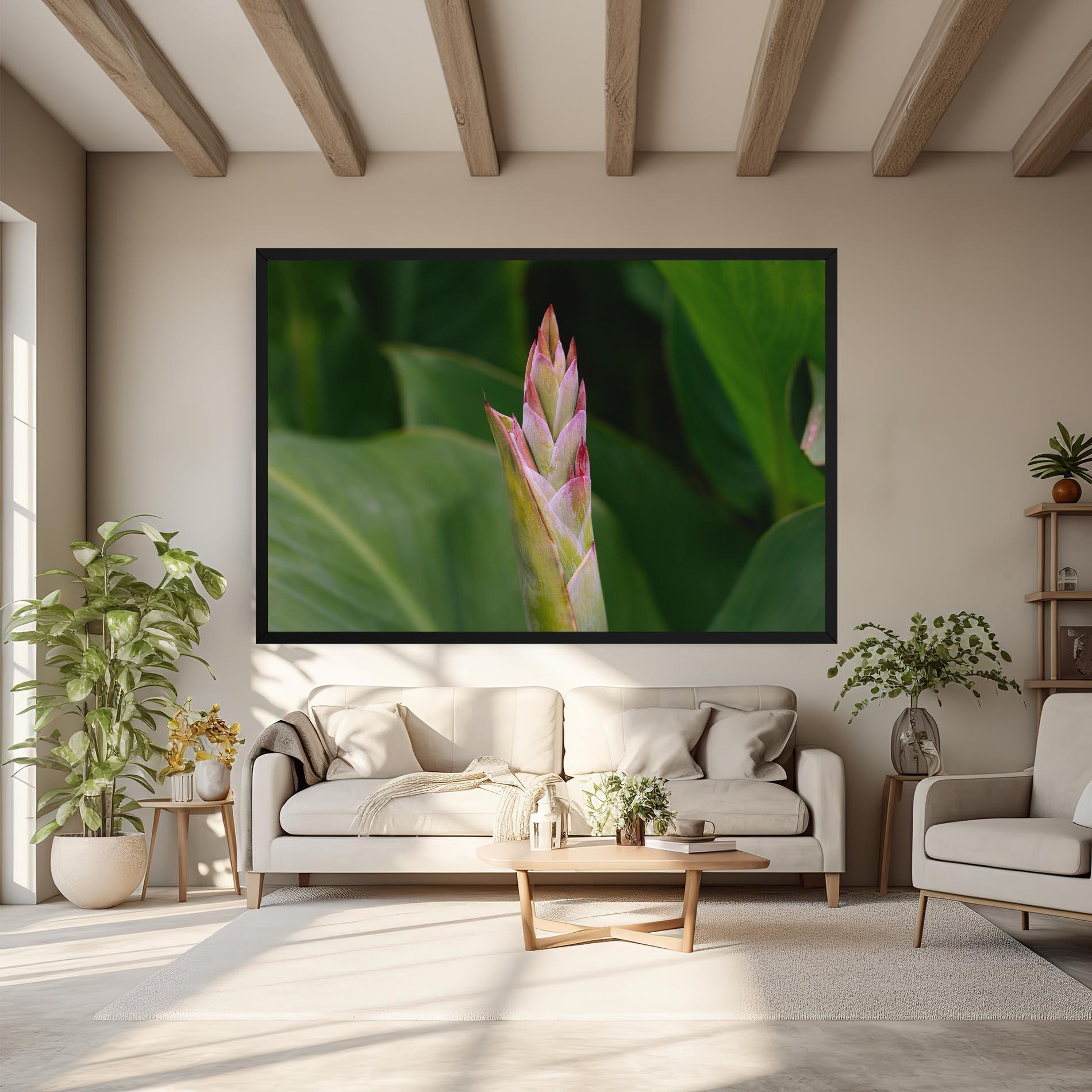 Картина на платно Light Pink Exotic mockup 6