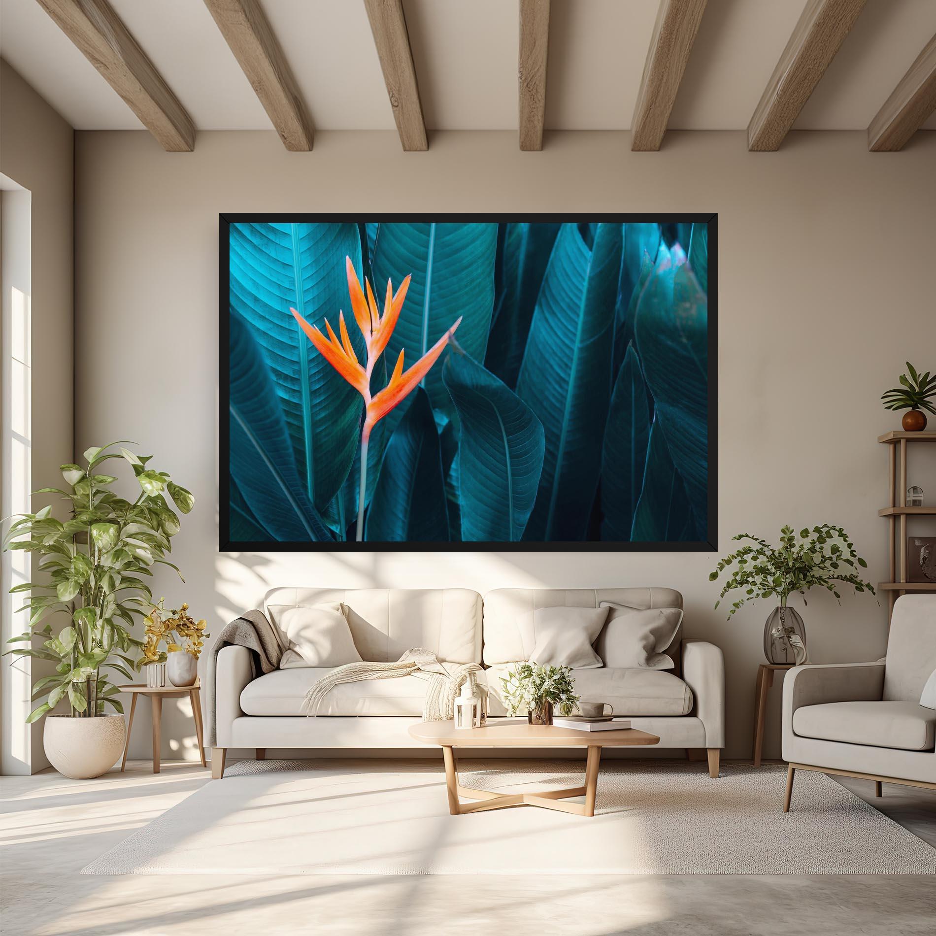 Картина на платно Orange Green Exotic mockup 6