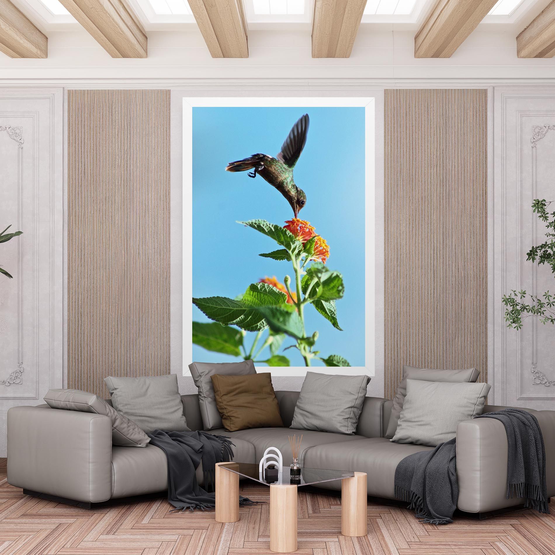 Bird Exotic Flower mockup 6