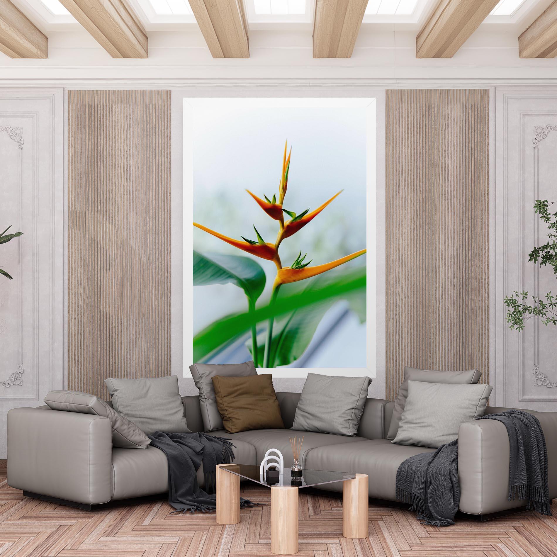 Картина на платно Exotic Orange Green mockup 6