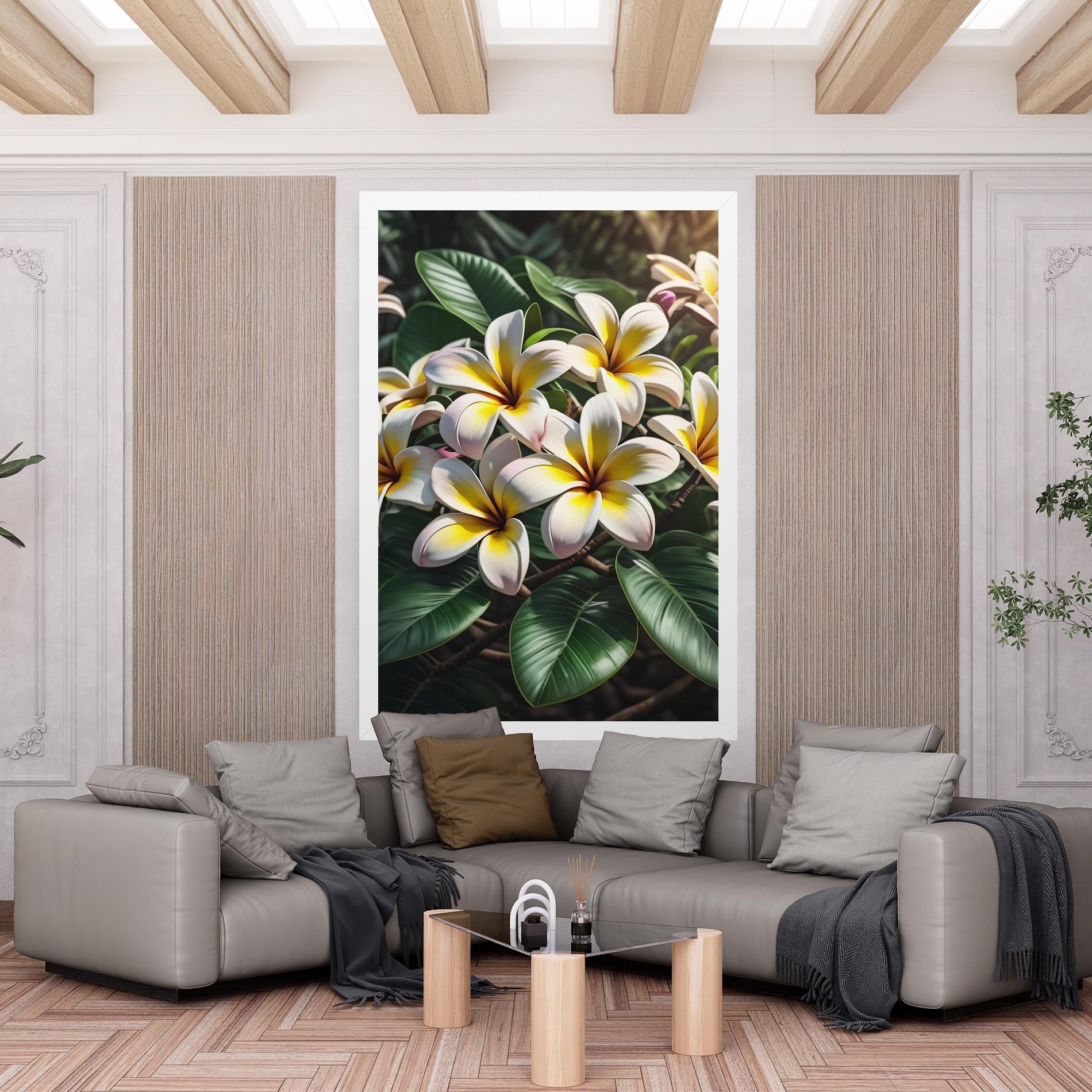 Exotic White Yellow mockup 6