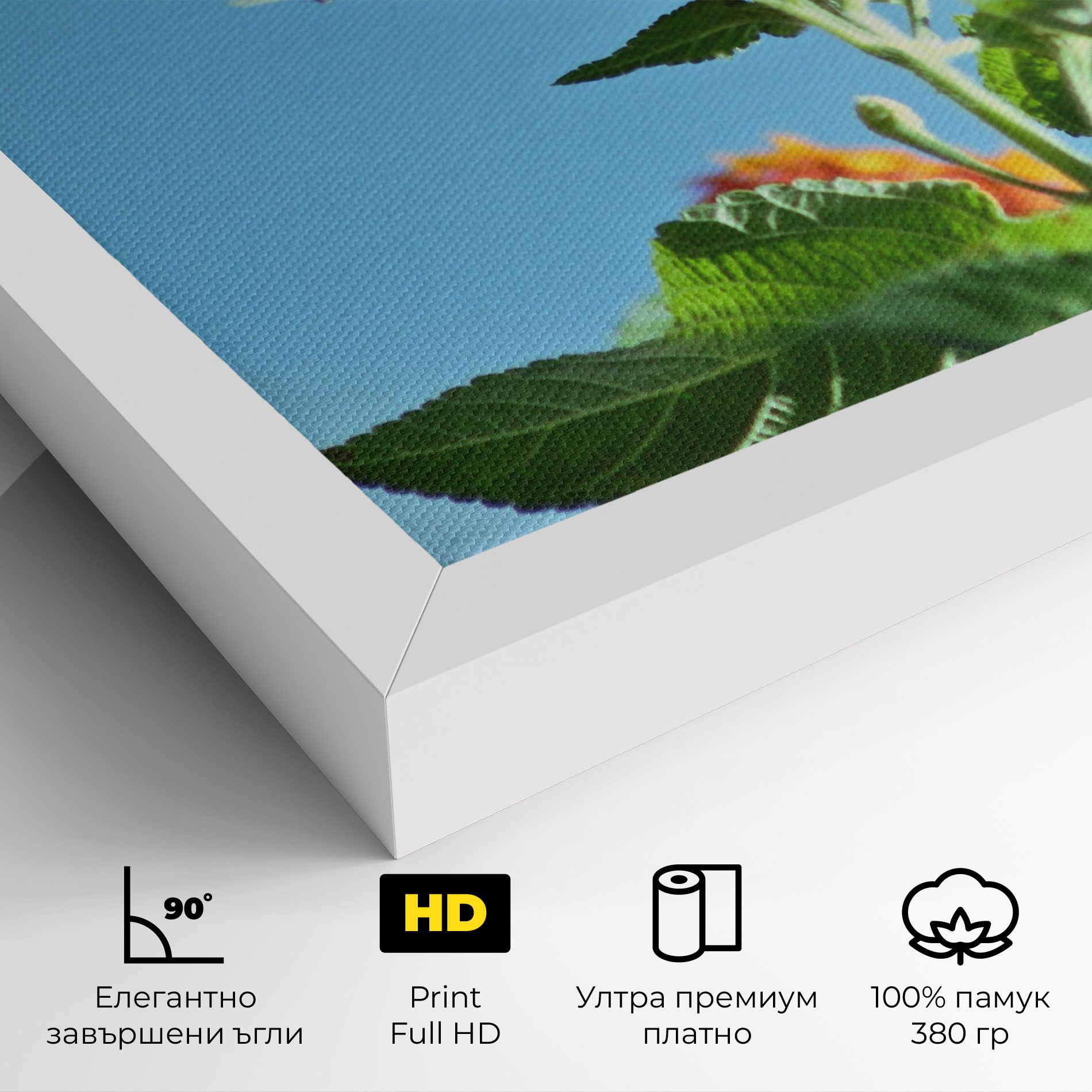 Bird Exotic Flower mockup 4