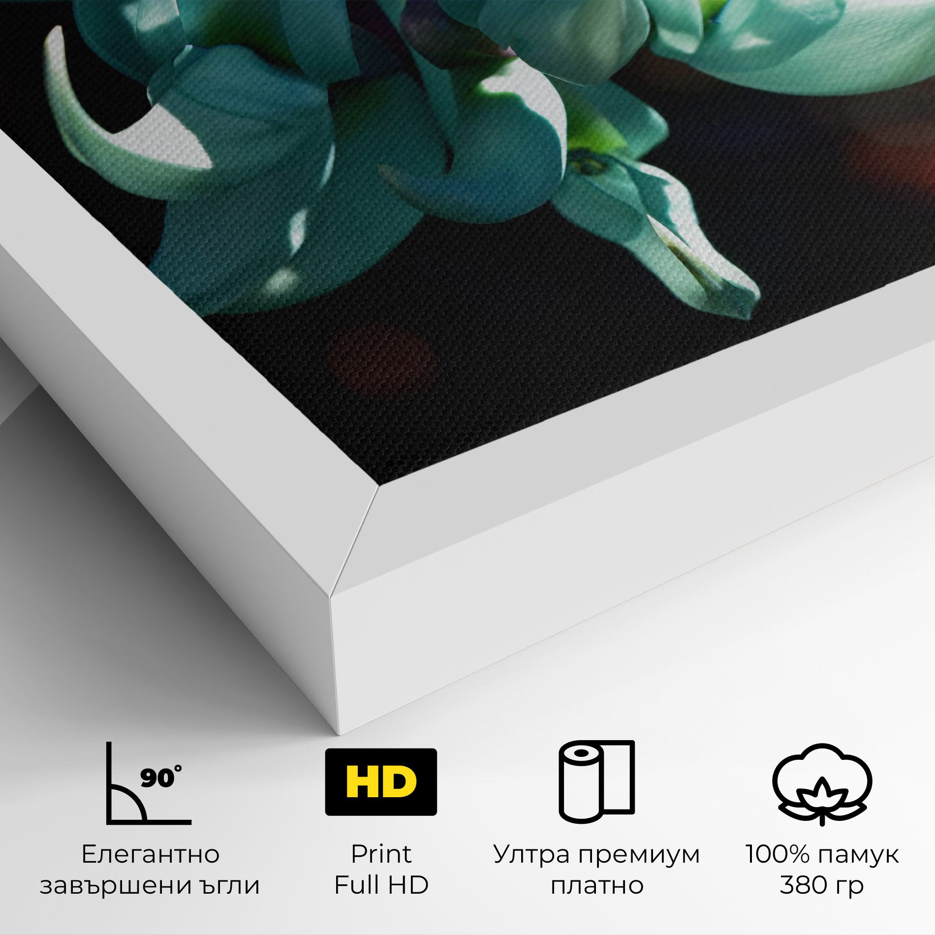 Pastel Green Plant mockup 4