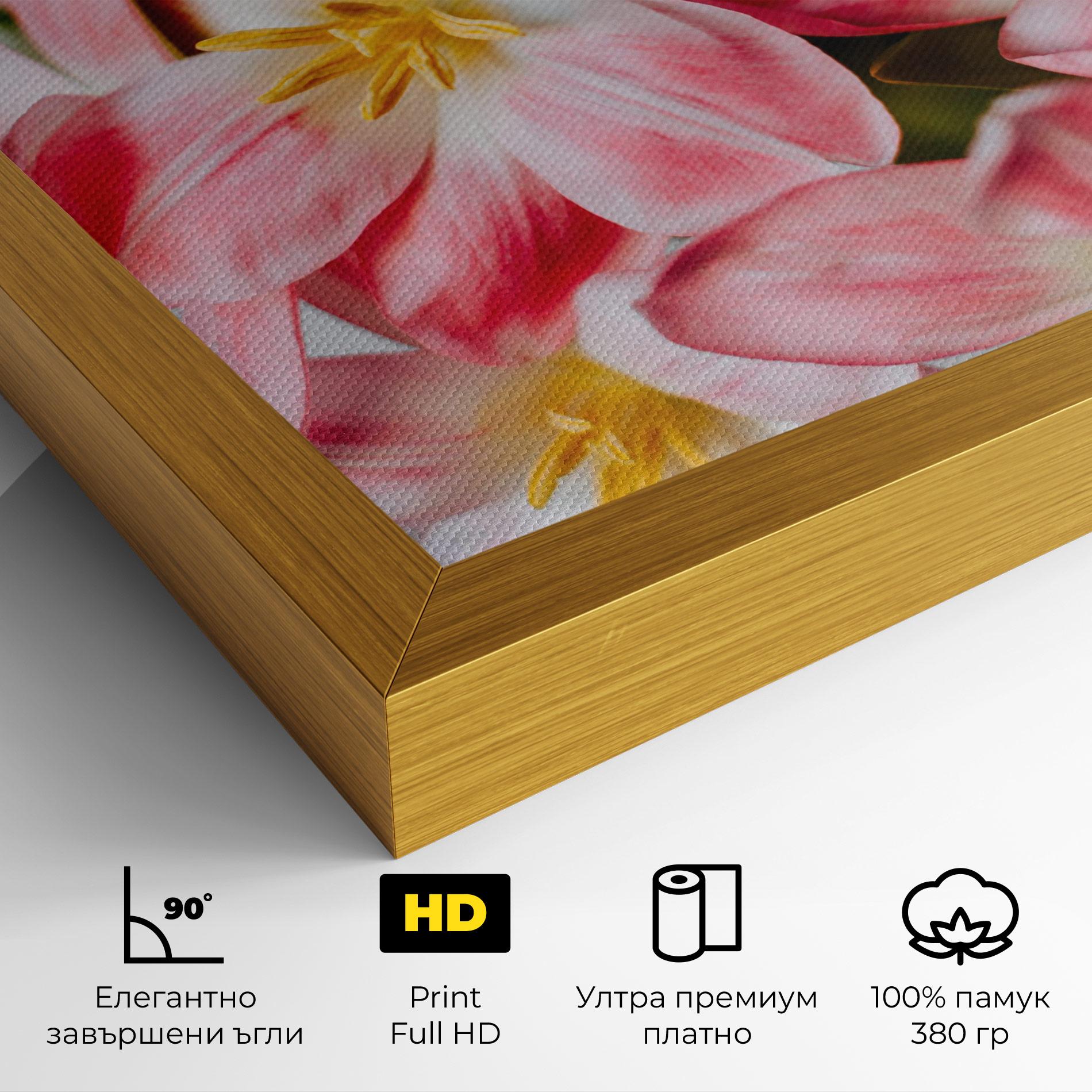 Картина на платно Beautiful Exotic Flower mockup 4