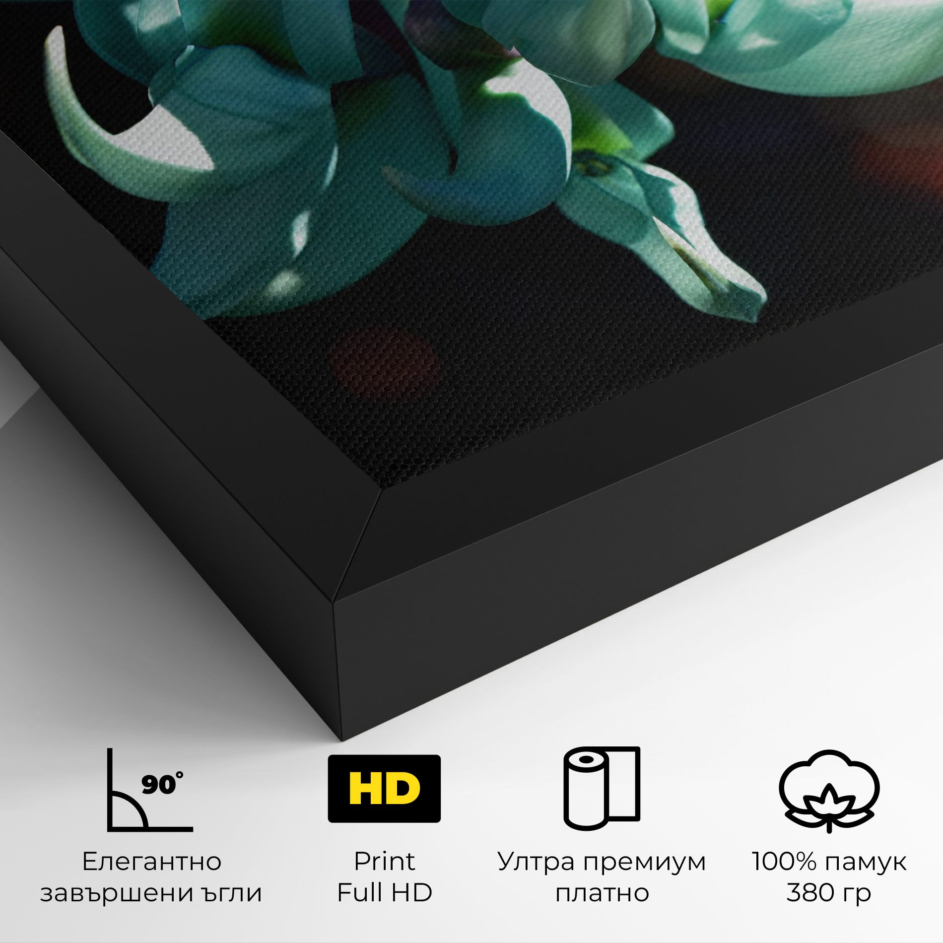 Pastel Green Plant mockup 4