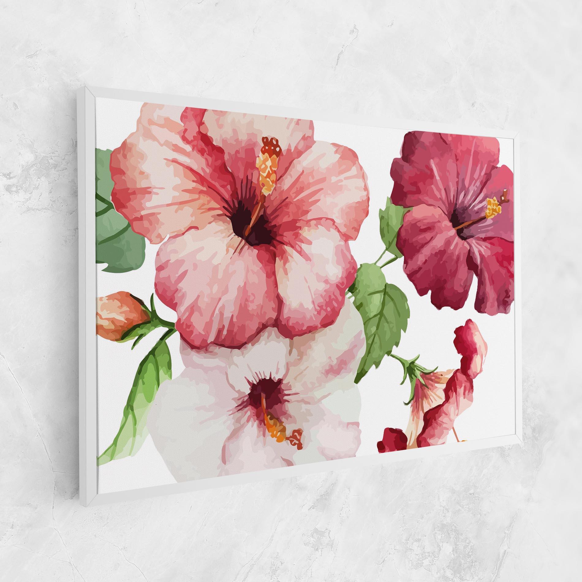 Картина на платно Exotic Flower Paint mockup 1