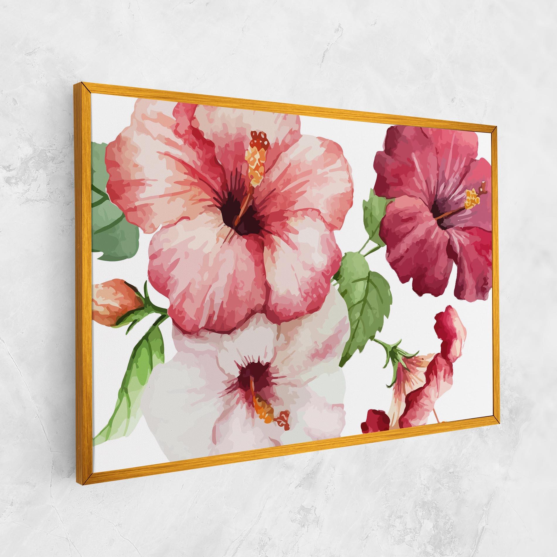 Картина на платно Exotic Flower Paint mockup 1