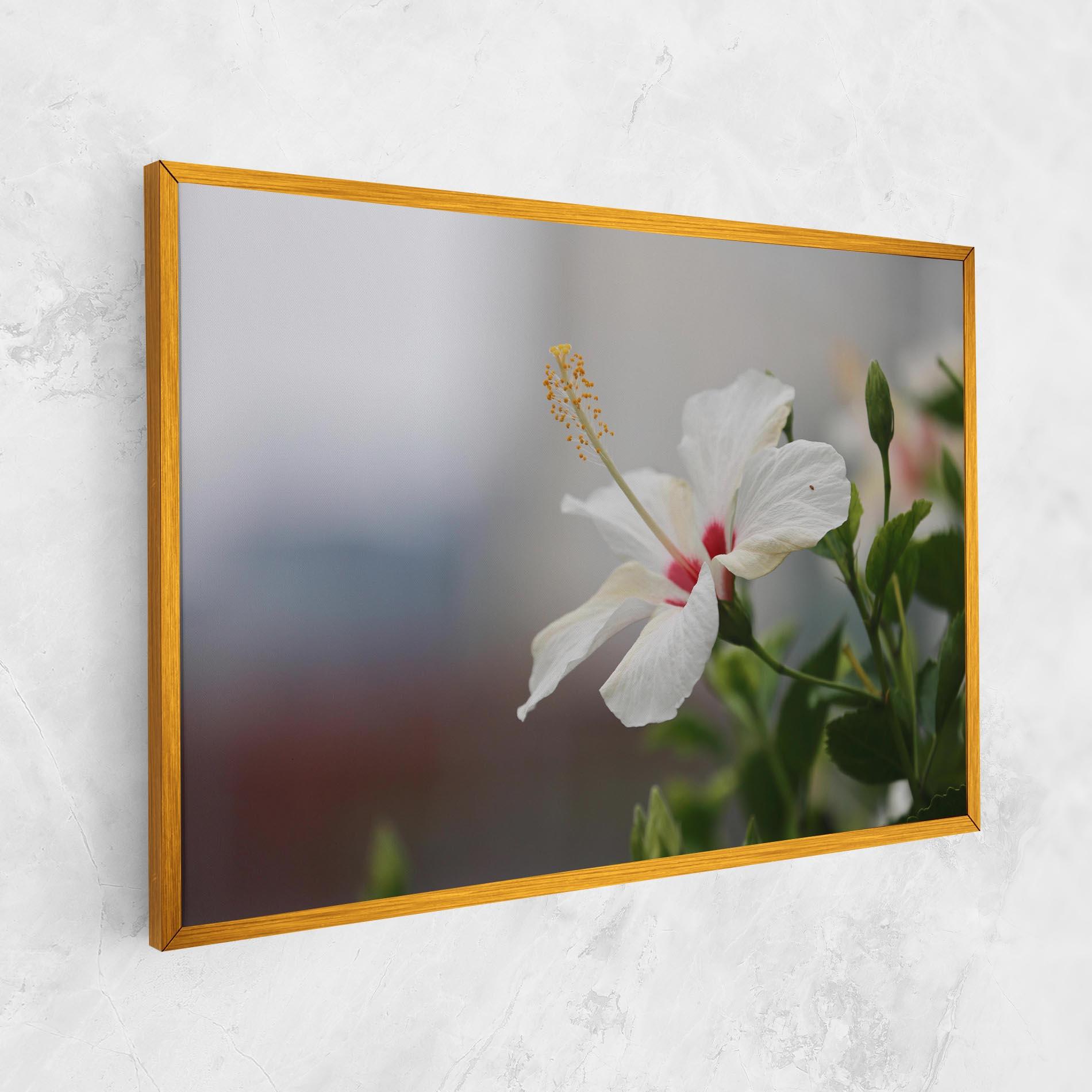Картина на платно Exotic White Flower mockup 1