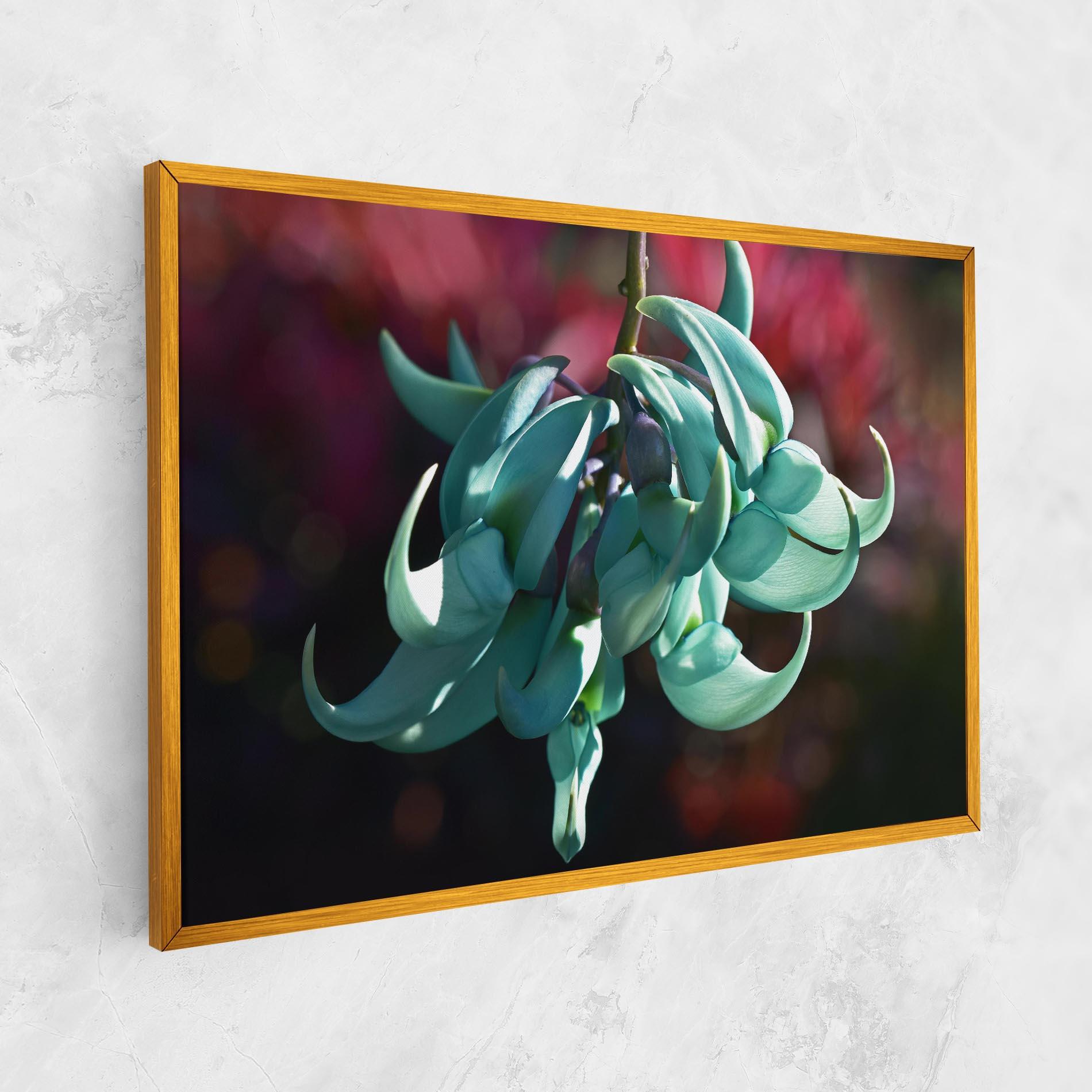 Картина на платно Pastel Green Plant mockup 1