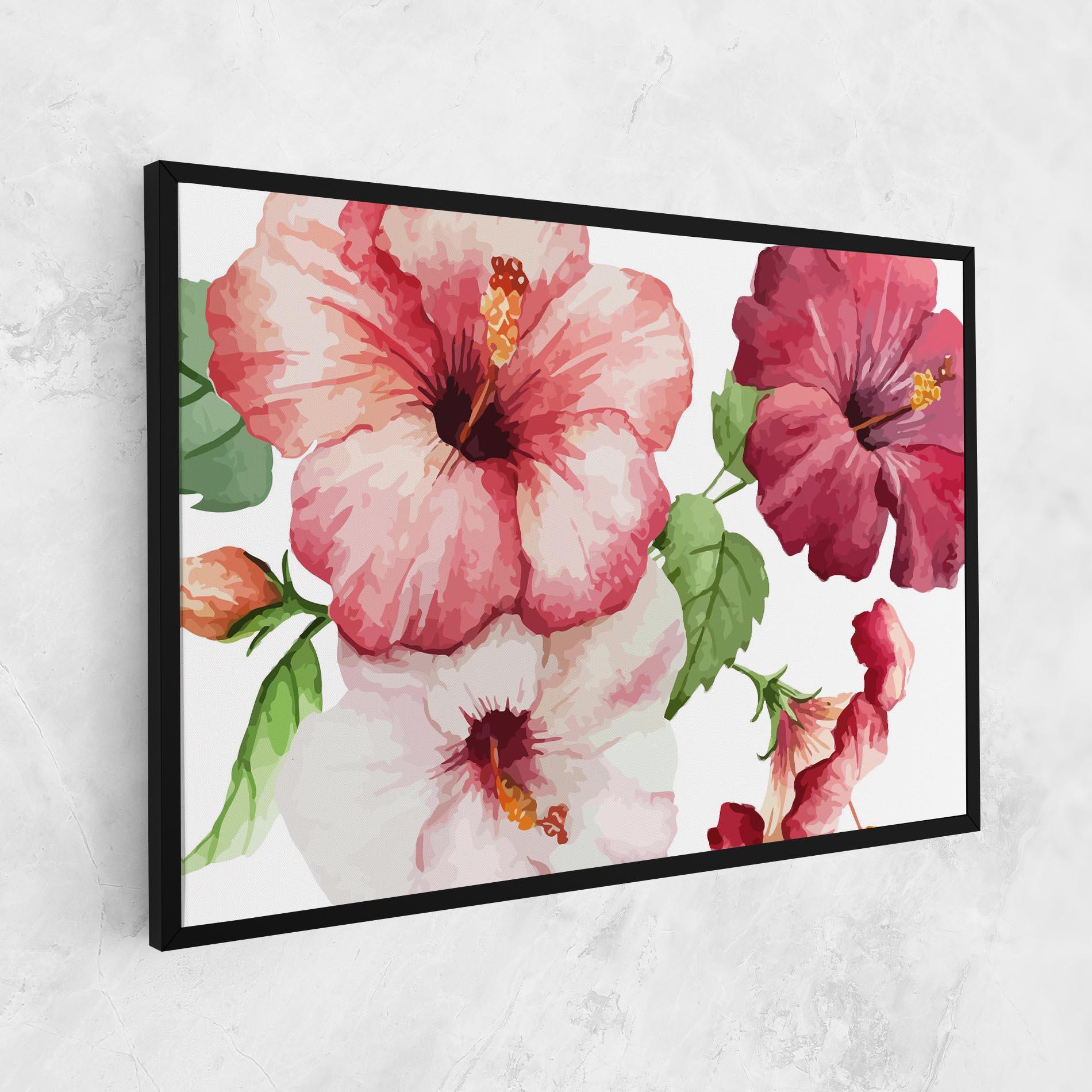 Картина на платно Exotic Flower Paint mockup 1