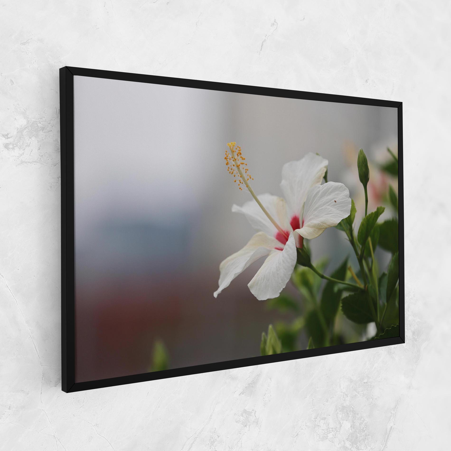 Картина на платно Exotic White Flower mockup 1