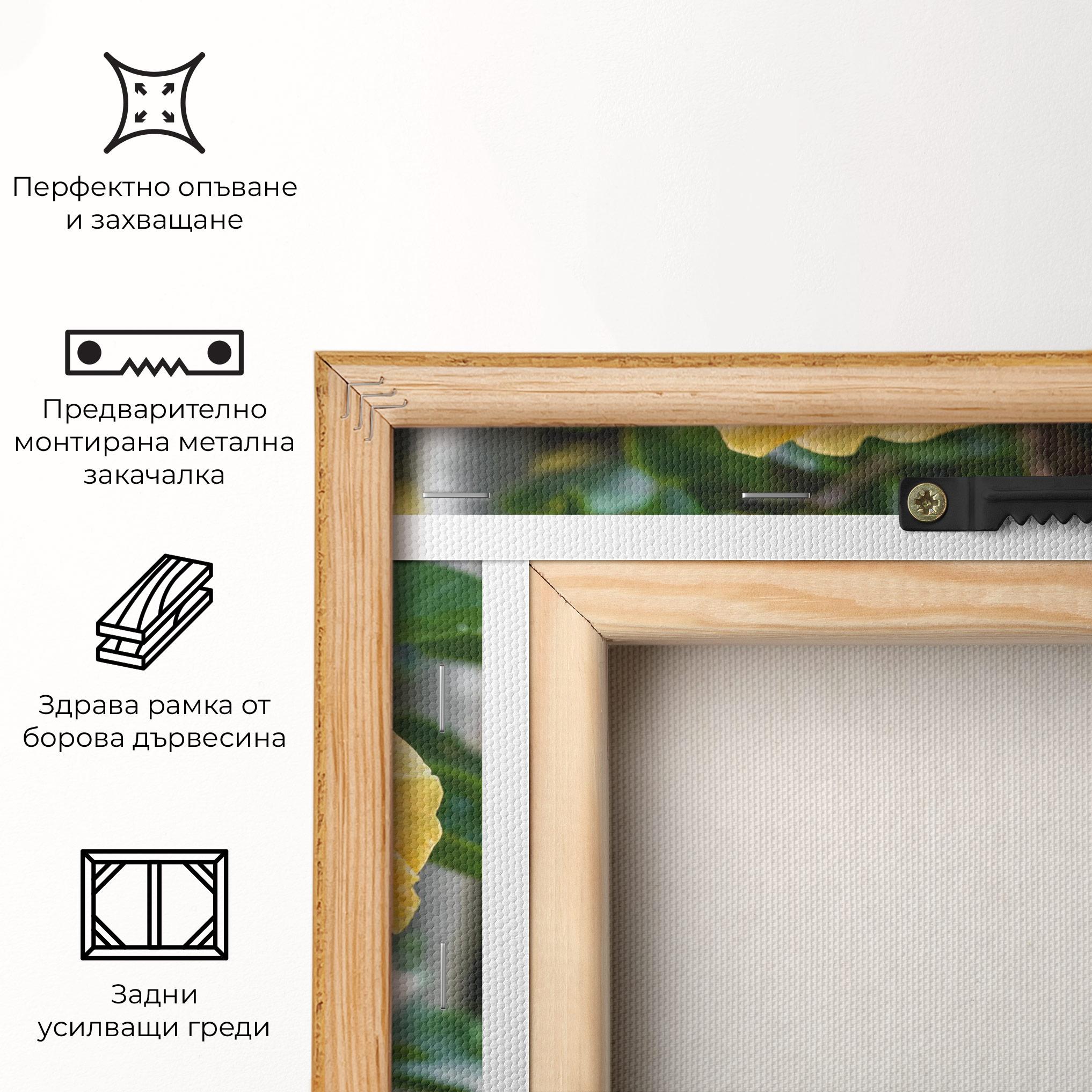 Картина на платно Yellow Hibiscus mockup 5