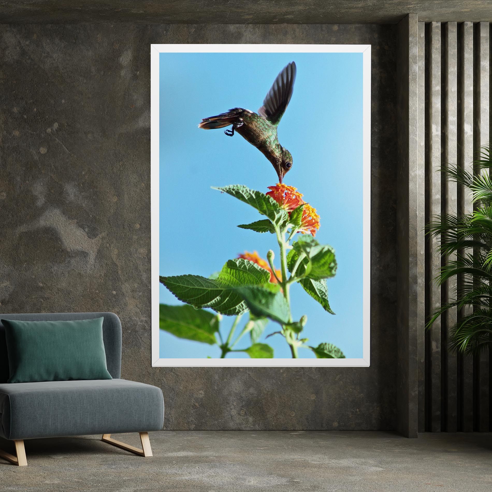 Bird Exotic Flower mockup 7