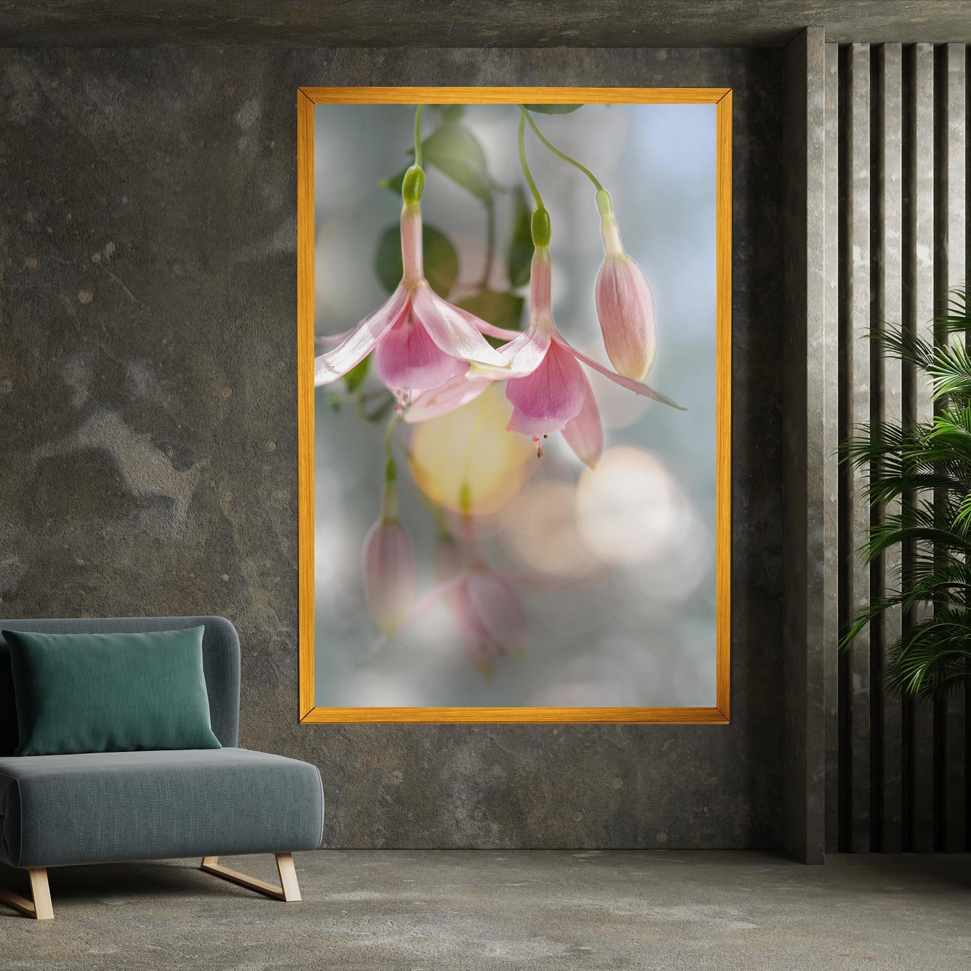 Картина на платно Dreamy Pink Exotic mockup 7