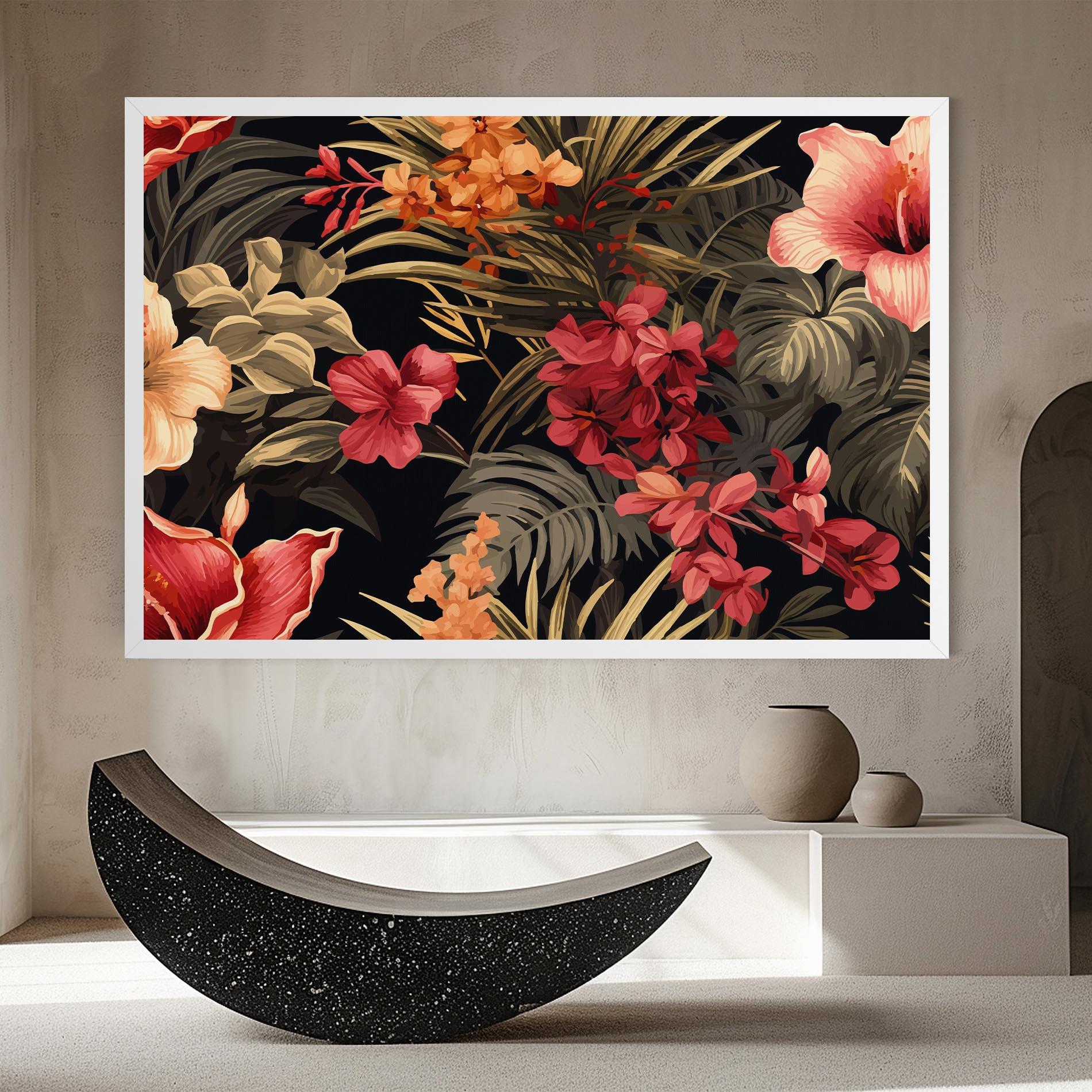 Картина на платно Exotic Flower Plant mockup 8