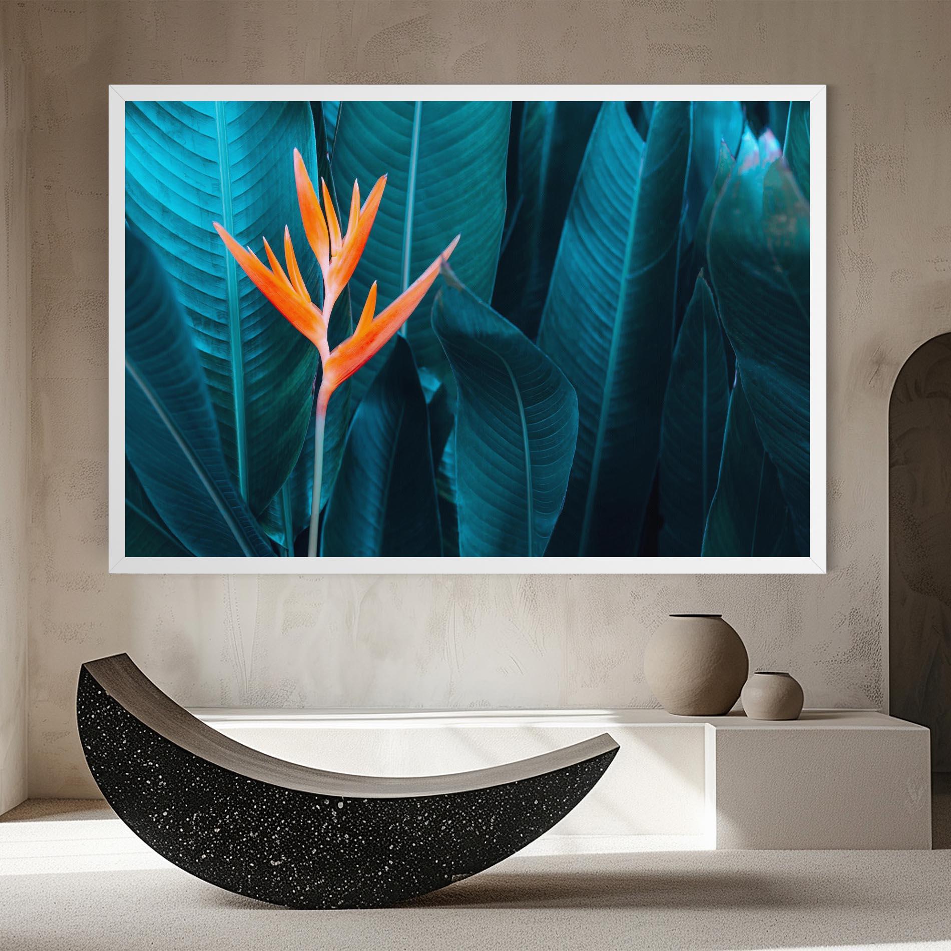 Картина на платно Orange Green Exotic mockup 8