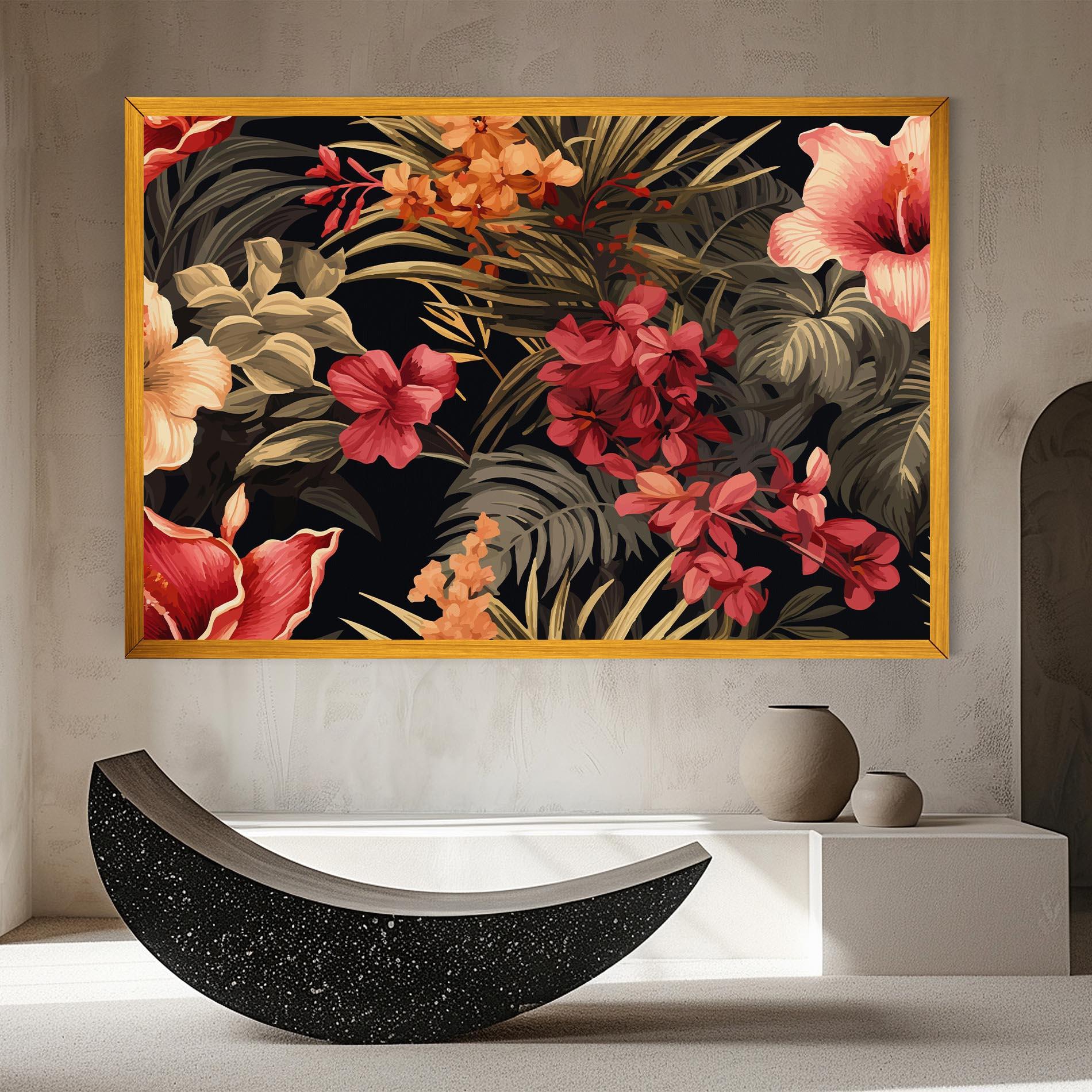 Картина на платно Exotic Flower Plant mockup 8